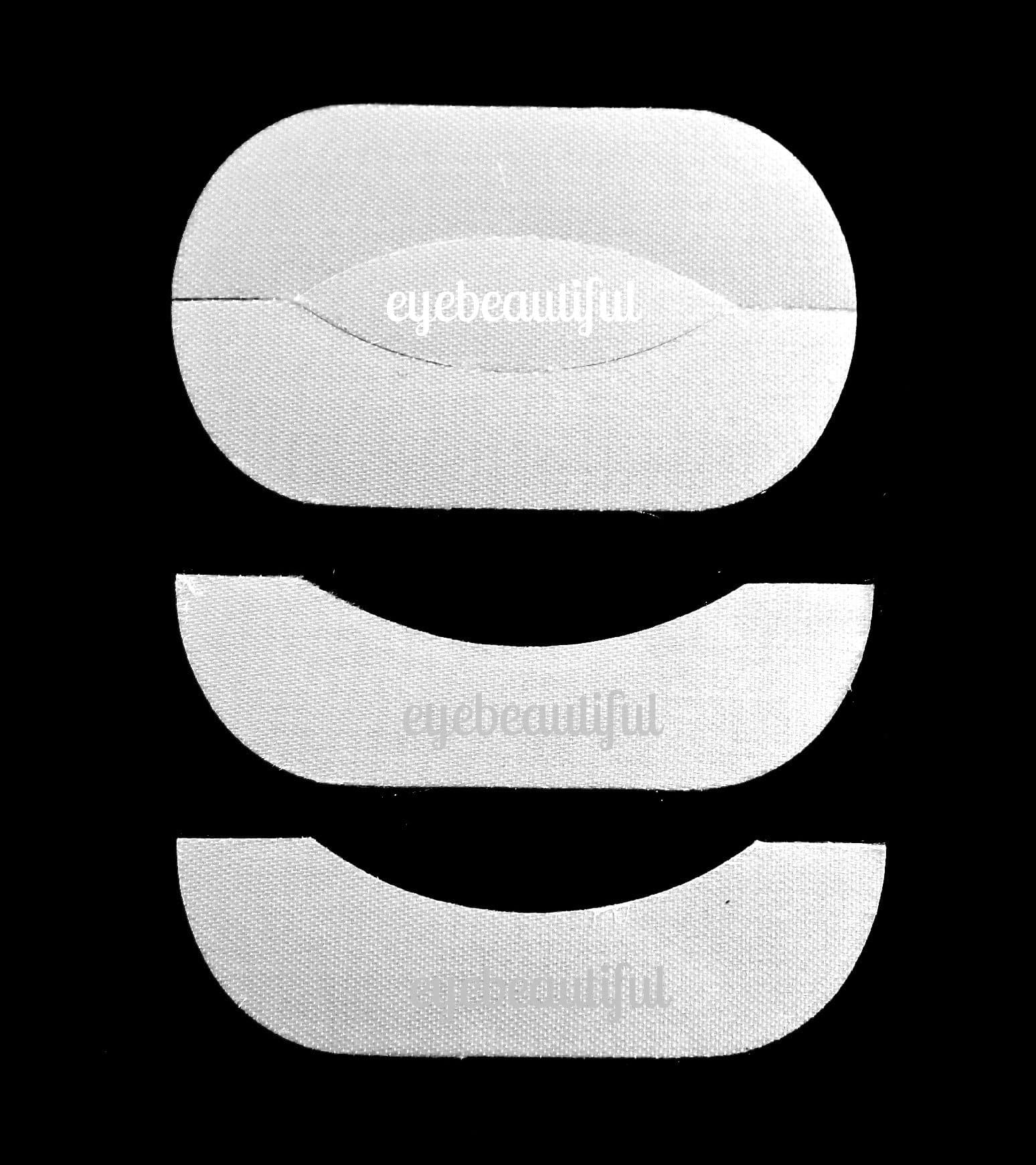 50 Pairs- Eyelash Extension Silk & Lint Free Under Eye Pad Stickers By Eye Beautiful by Eye Beautiful