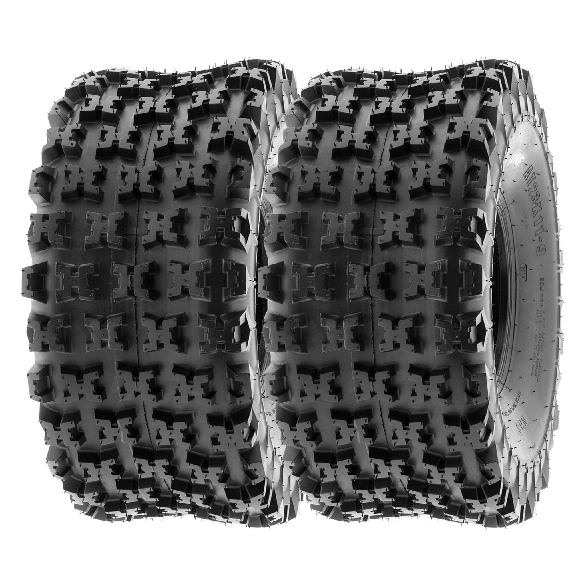 SunF 22x11-9 ATV UTV Knobby Tire 22x11x9 Sport Race 6 PR A027 - PAIR of 2