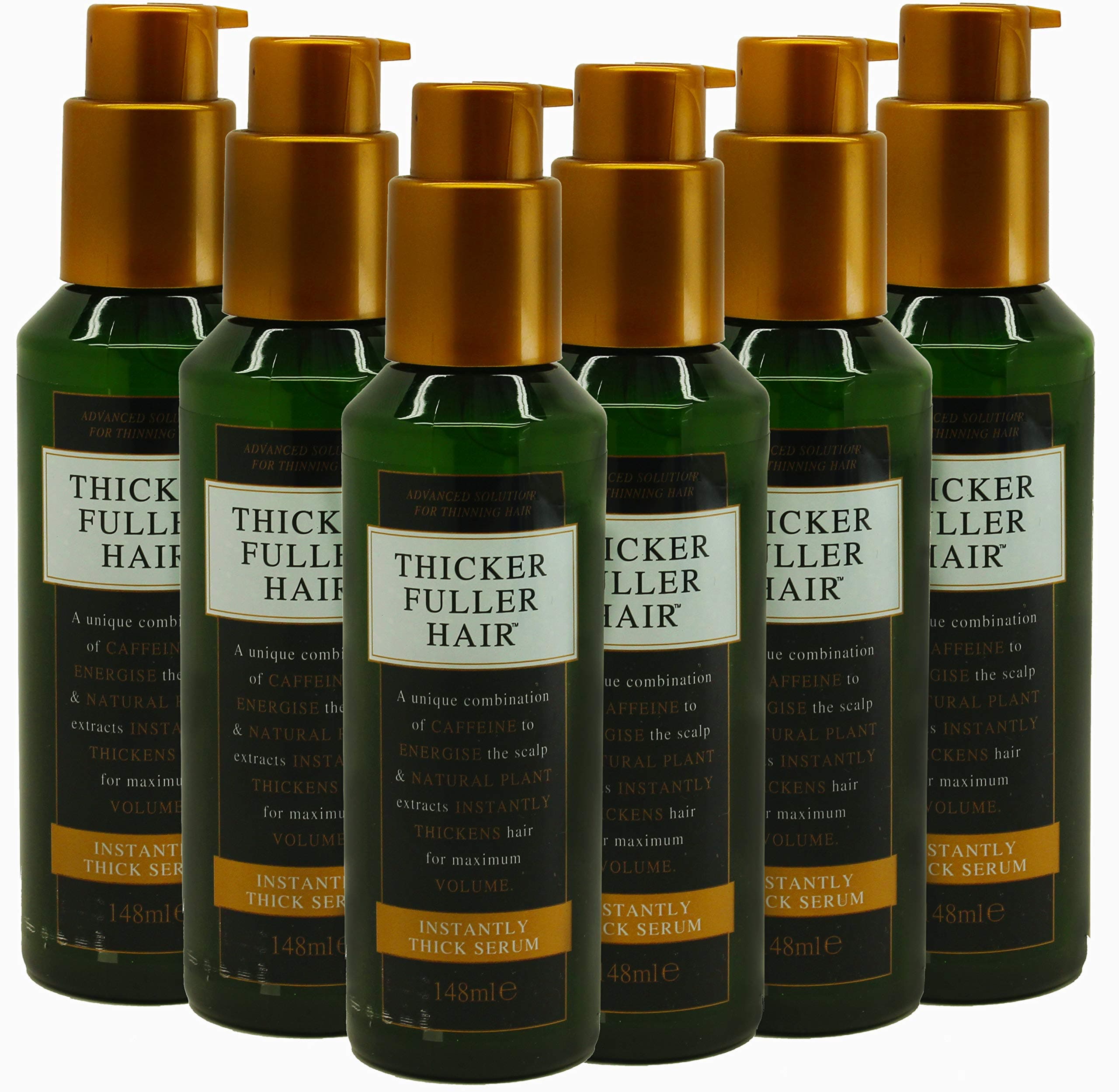Thicker Fuller HairInstantly Thick Serum, 5-Ounce (Pack of 6)