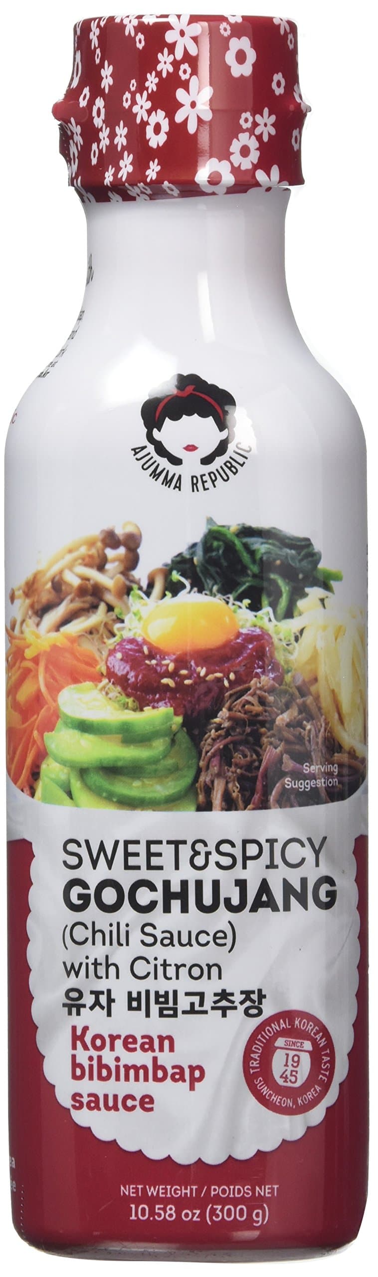 Ajumma RepublicSweet and Spicy Gochujang Chilli Sauce 300 g (Pack of 3)