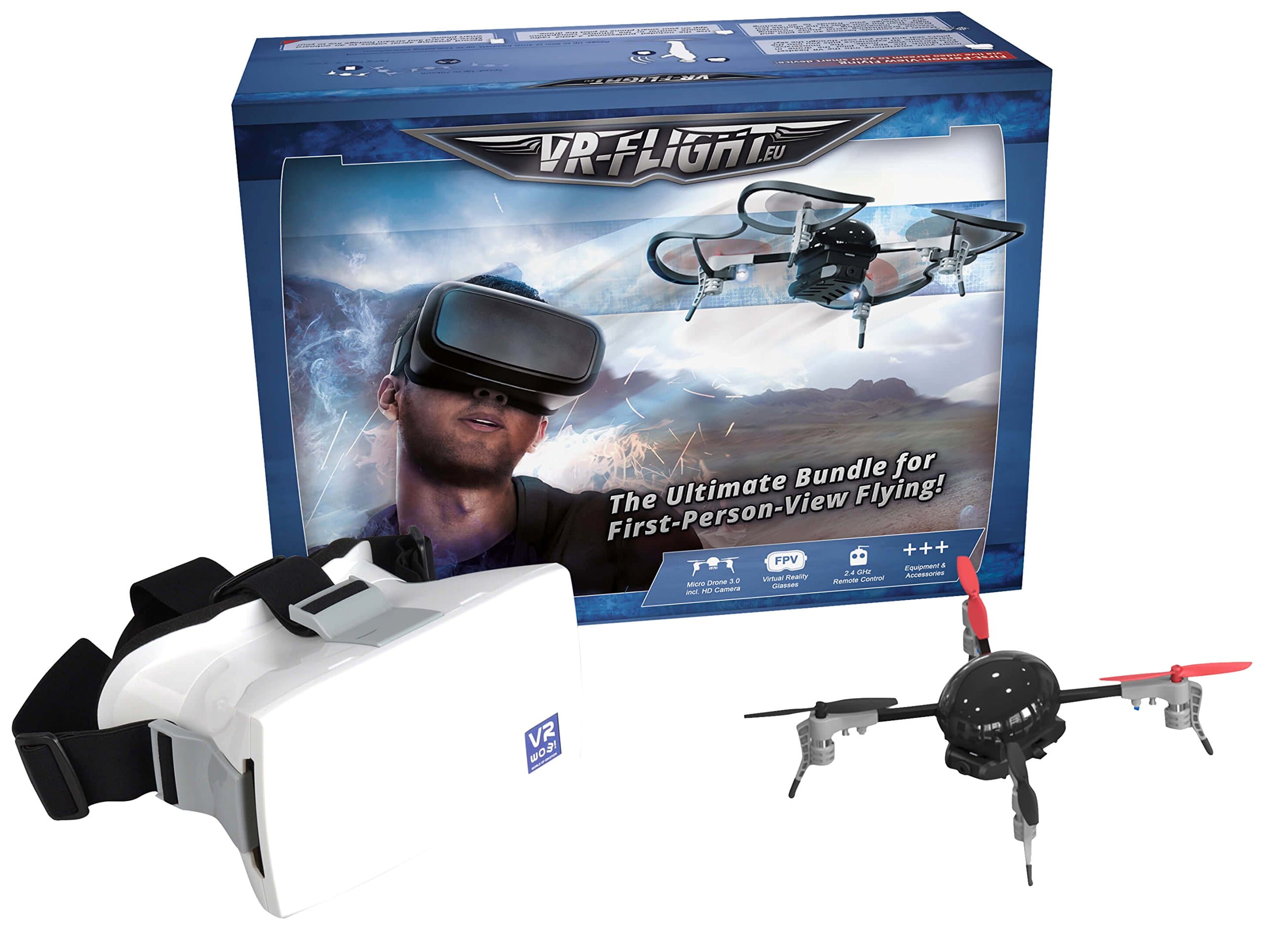 OneButton Micro Drone 3.0 with Wi-Fi HD Camera/Universal WOW VR Headset