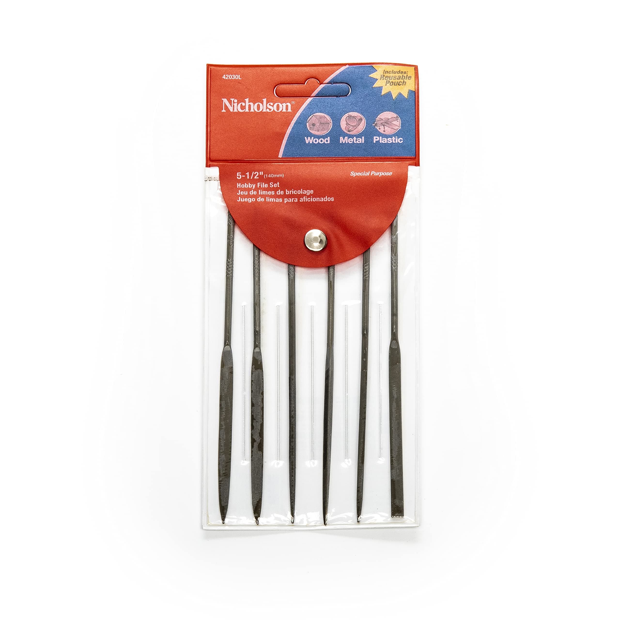 Nicholson Crescent Nicholson 6 Pc. Assorted Miniature File Set - 42030L