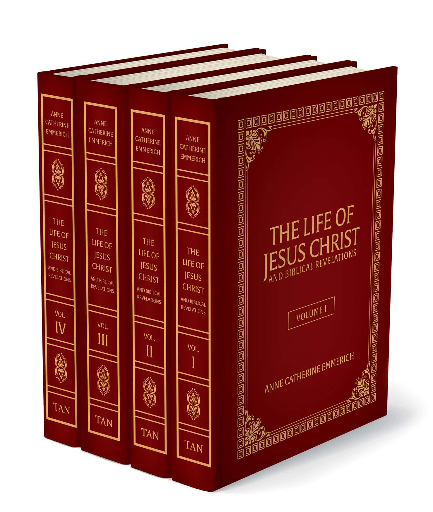 The Life of Jesus Christ And Biblical Revelations (4 Volume set): From the Visions of Ven. Anne Catherine Emmerich Hardcover – February 5, 2021