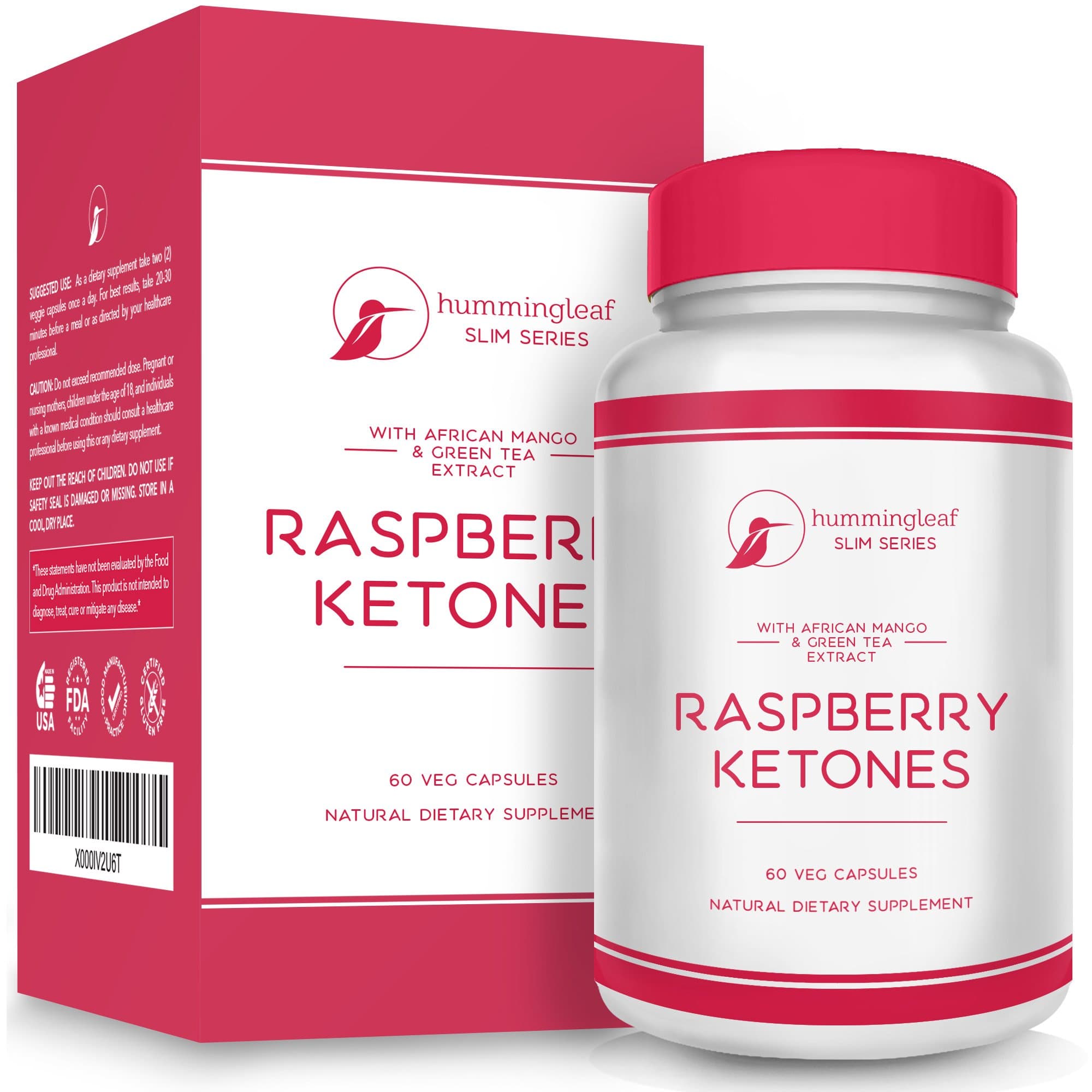 Raspberry Ketones Dr Oz Recommended Extreme Fresh Fat Burner with African Mango and Green Tea Extract - 500mg Advanced Slimming Complex Fat Loss Formula for Weight Loss As Seen on TV - All Natural Appetite Suppresant and Dietary Supplement with No Side Effects - 60 Vegetarian Capsules, 30 Day Supply - Made in USA