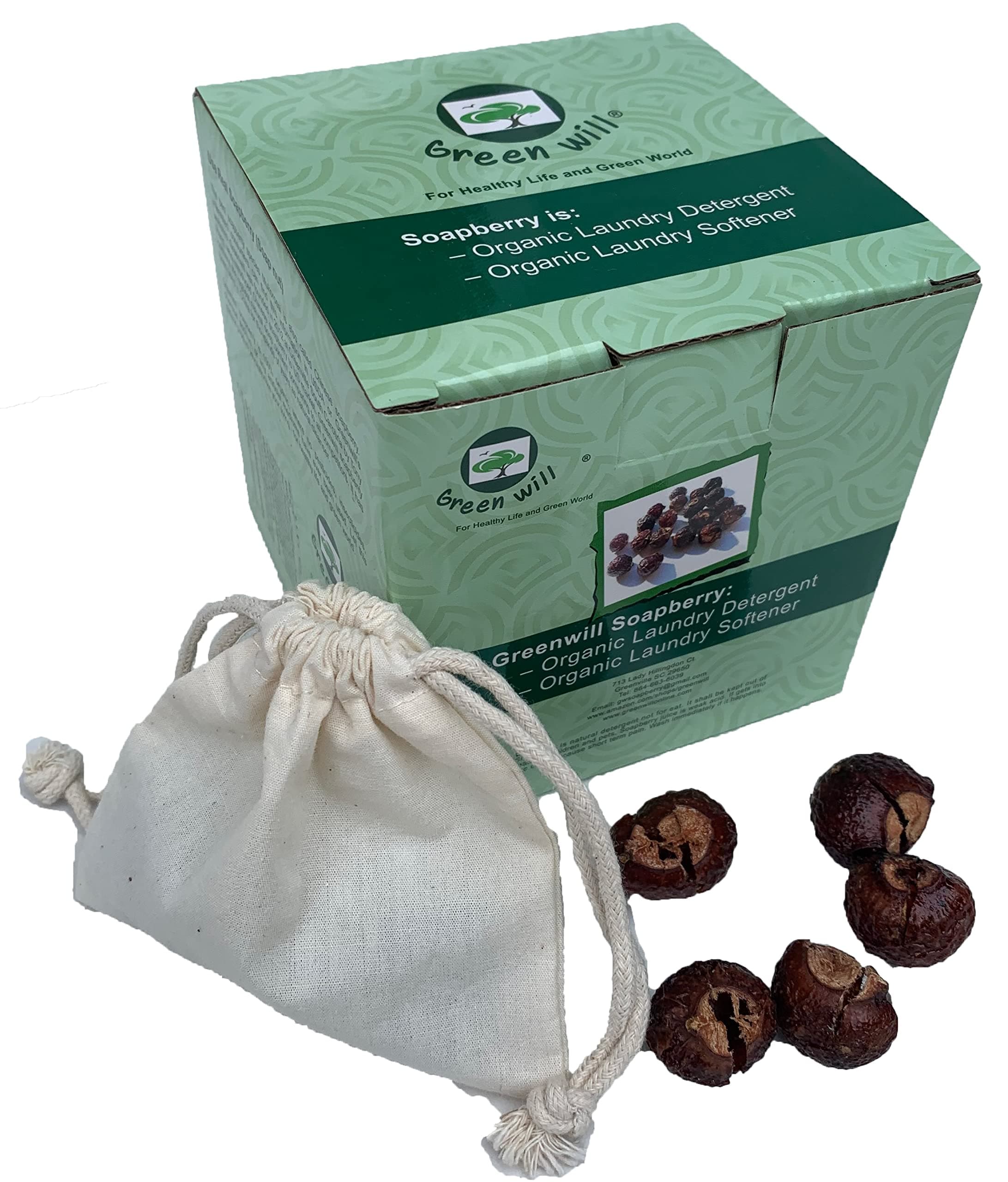 0.75 Pound (12 Ounces) Organic De-seeded Soapberry/Soap Nut with 1 Wash Bag
