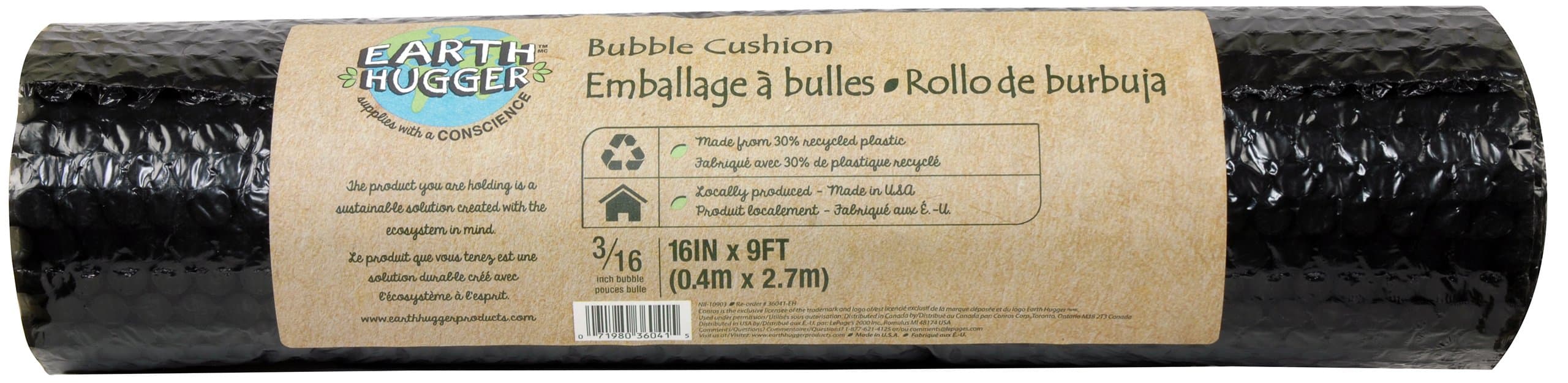 Earth Hugger 16" x 9' Protective Bubble Cushion, 12 Pack (36041-EH)