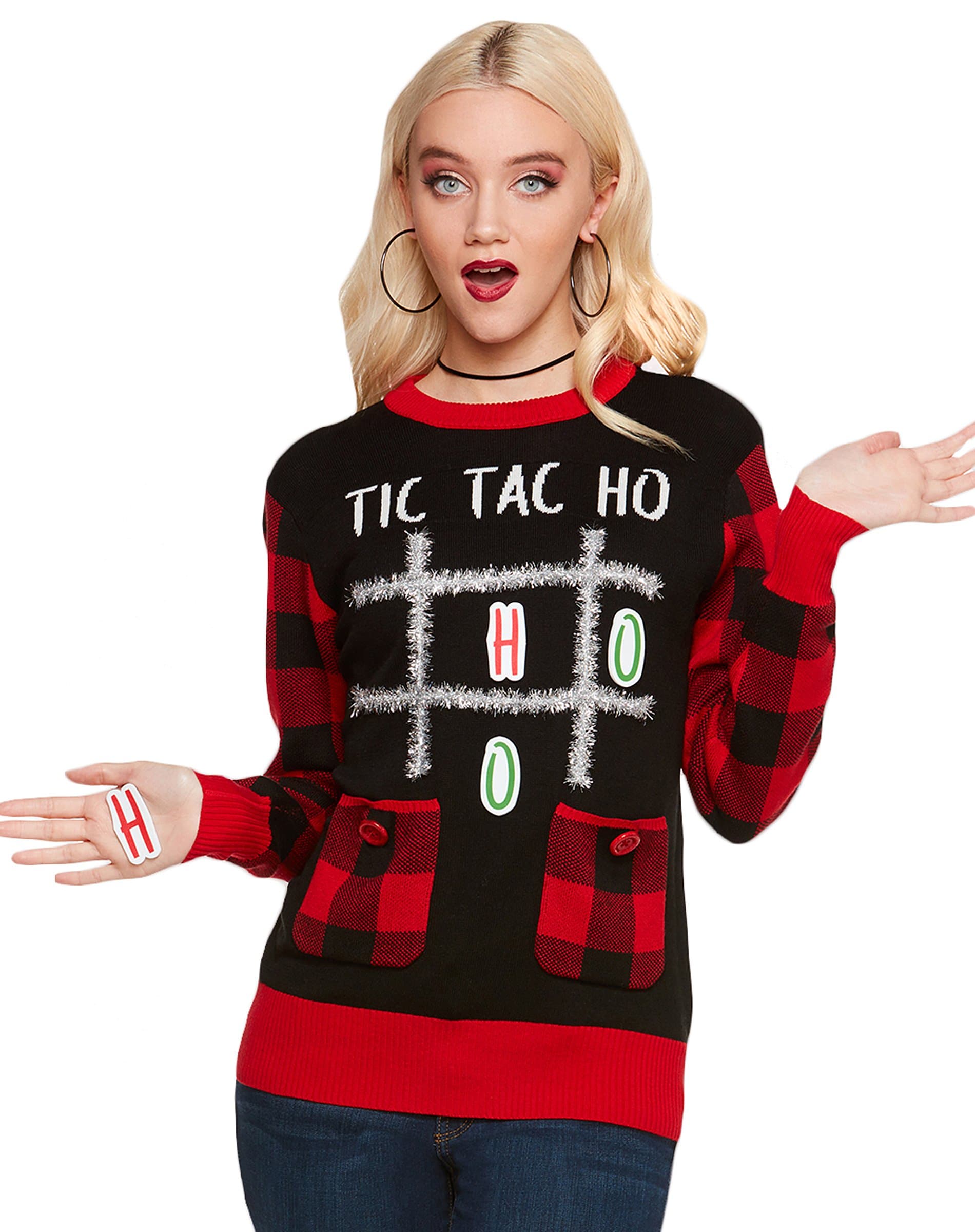 Ugly Christmas Sweater - Tic Tac Ho