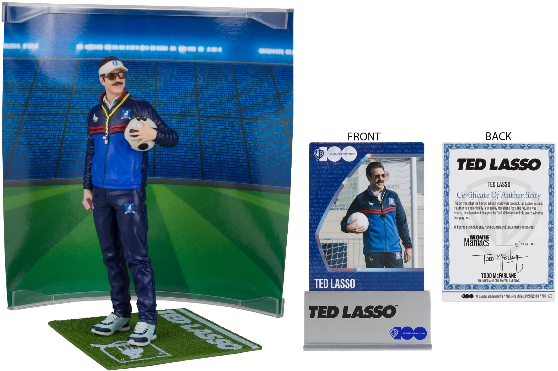 McFarlane Toys - Movie Maniacs 7" Posed - WB100 Wave 1 - Ted Lasso