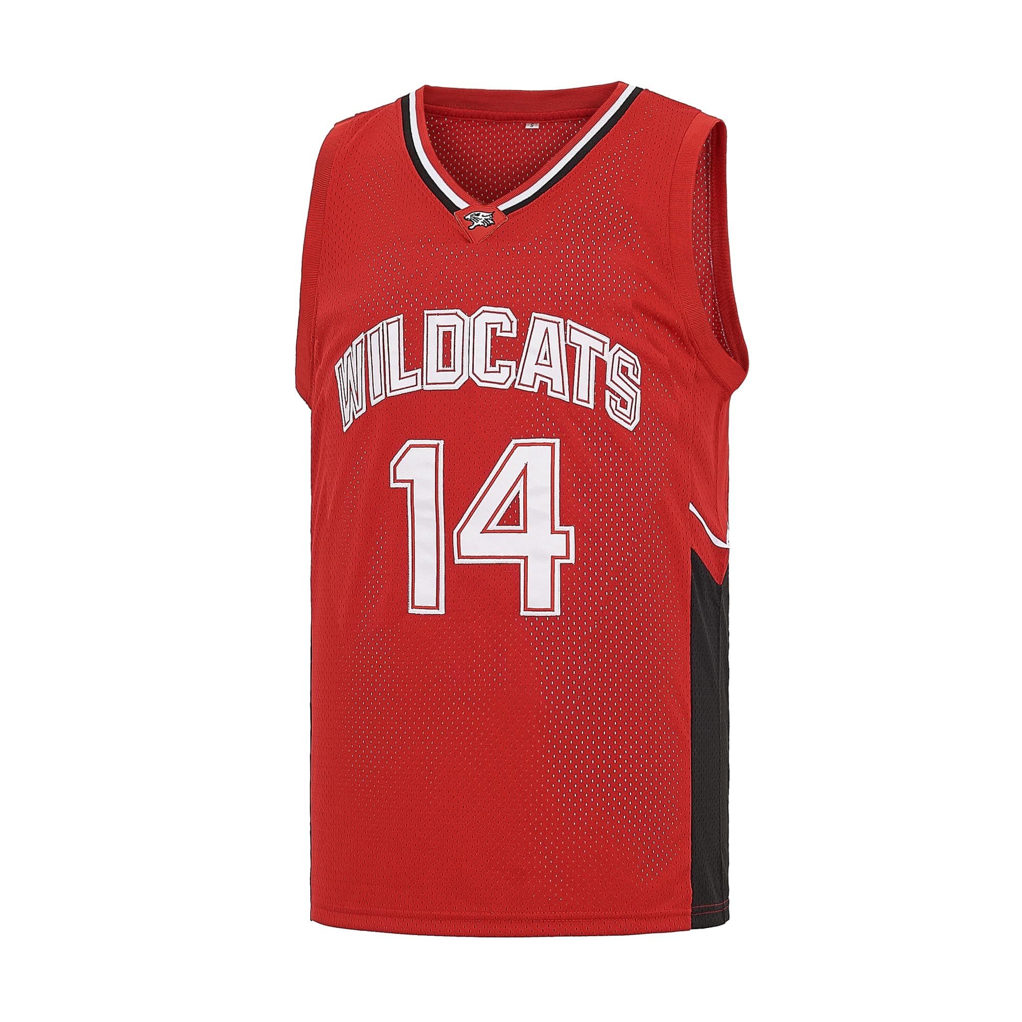 MEBRACSWildcats Basketball Jersey for Men 14 Troy Bolton 8 Chad Danforth High School Costume