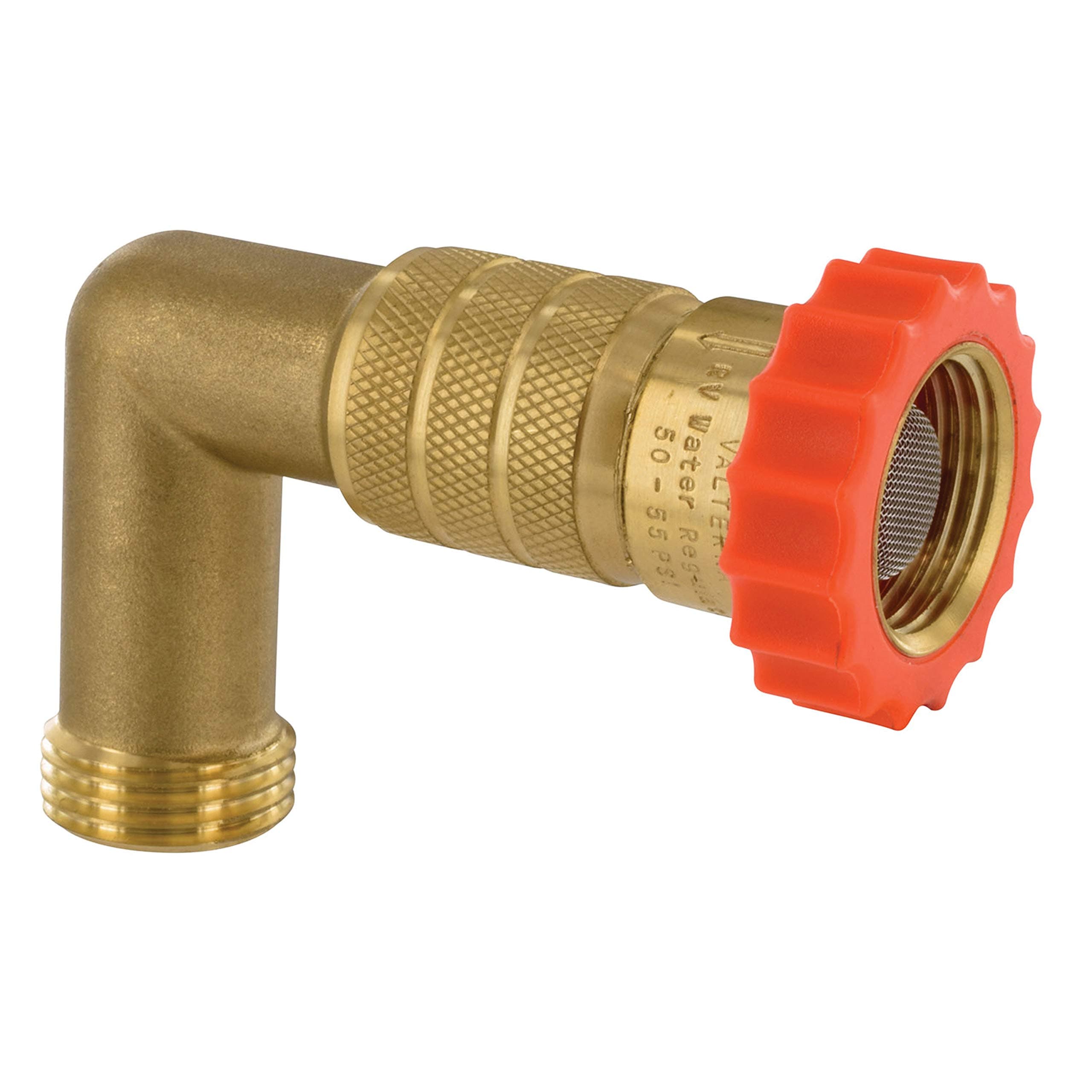 ValterraA01-2222VP Water Regulator 40-50 PSI with 90 Degree Hose Saver Lead Free