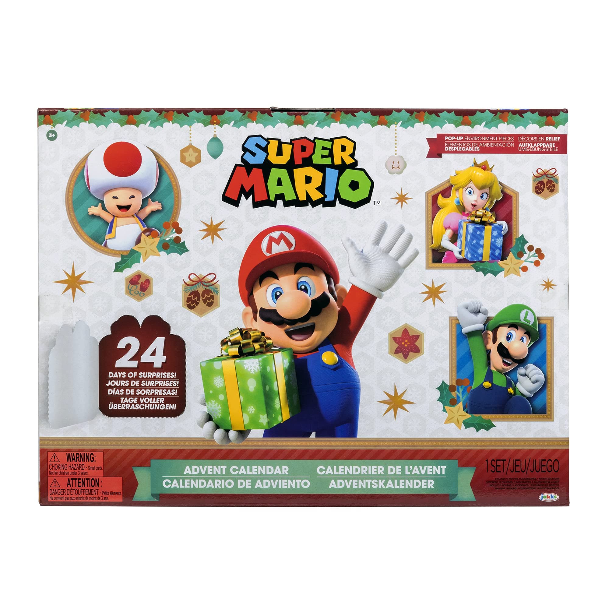 Advent Calendar 2022 Limited Christmas Edition! - Never Before Seen Santa Mario, Snowman Mario & Luigi [Amazon Exclusive]