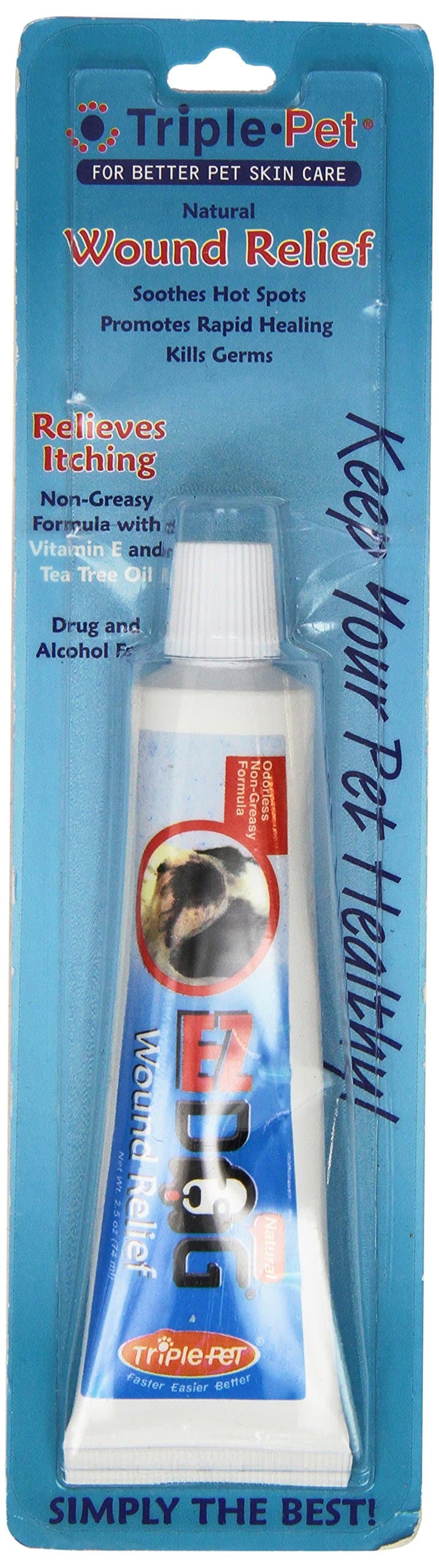 EZ DOG Wound Relief Cream, 2 ounces