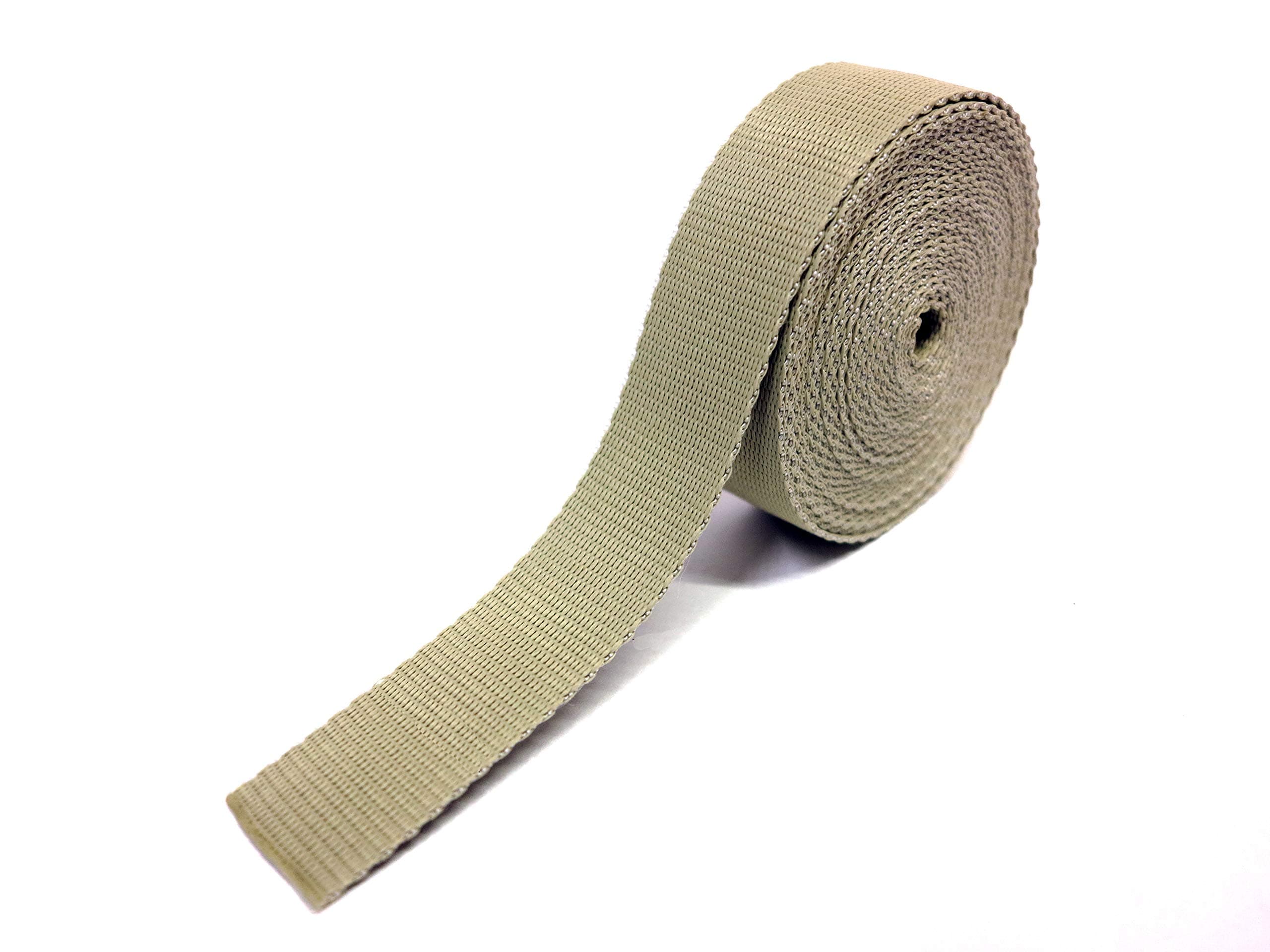 Nylon Heavy Webbing Strap Ning Store/Moving/Shoulder The Strap Climbing Belt Webbing For Home Garden Decoration Ball Bearing Beige E Blu 5 m x cm 3,0, beige