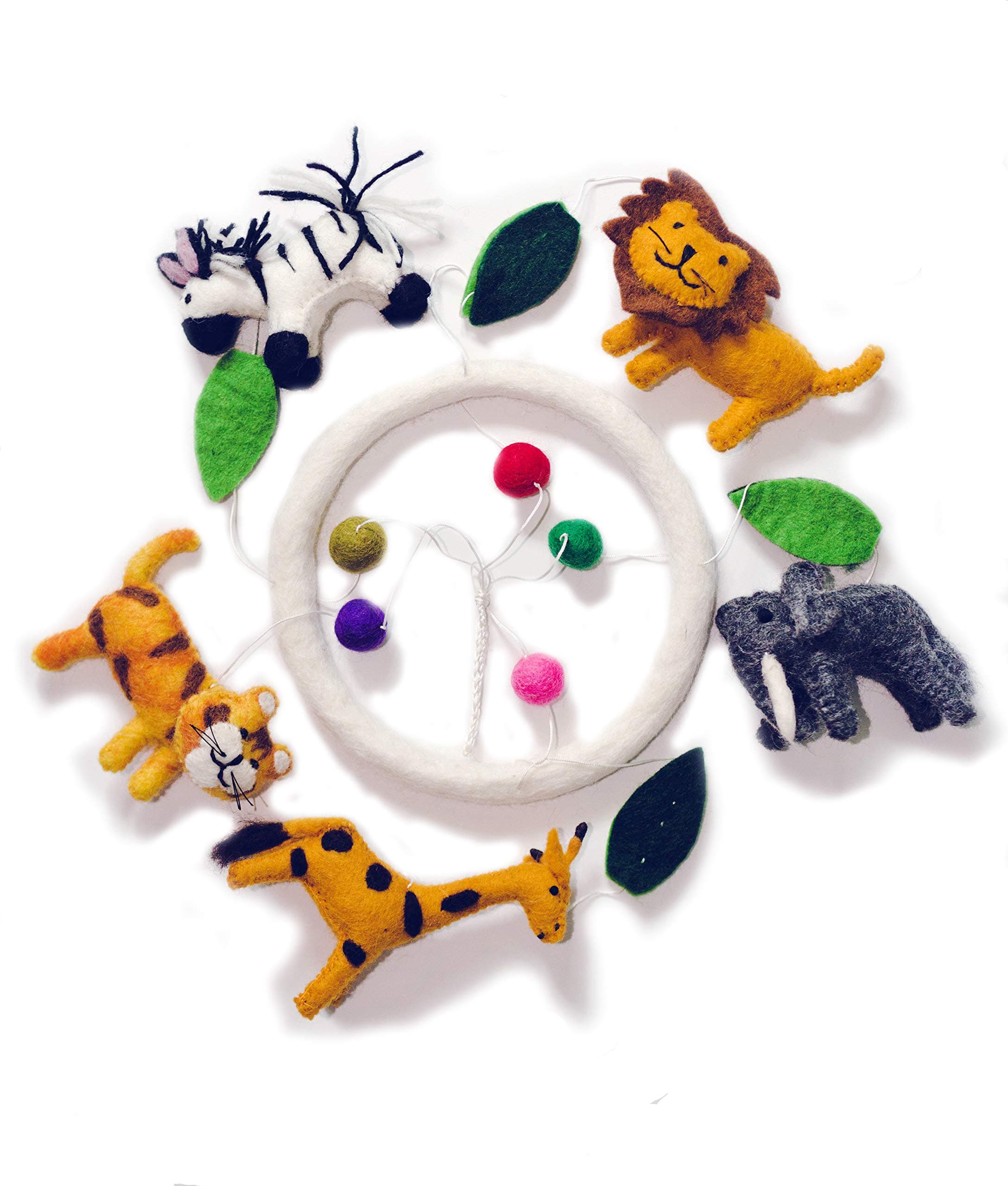 Jungle Wild Animals Baby Crib Mobile, Nursery Room Decor, Crib/Toddler Toys