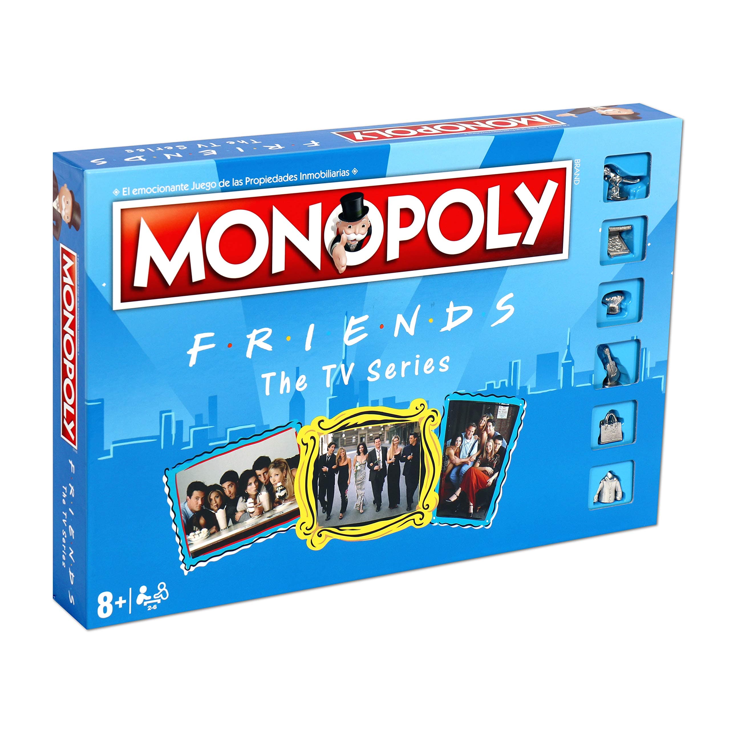 Eleven Force 12135 Monopoly, Fernsehserie „Friends“, mehrfarbig (evtl. nicht in deutscher Sprache), Bunt