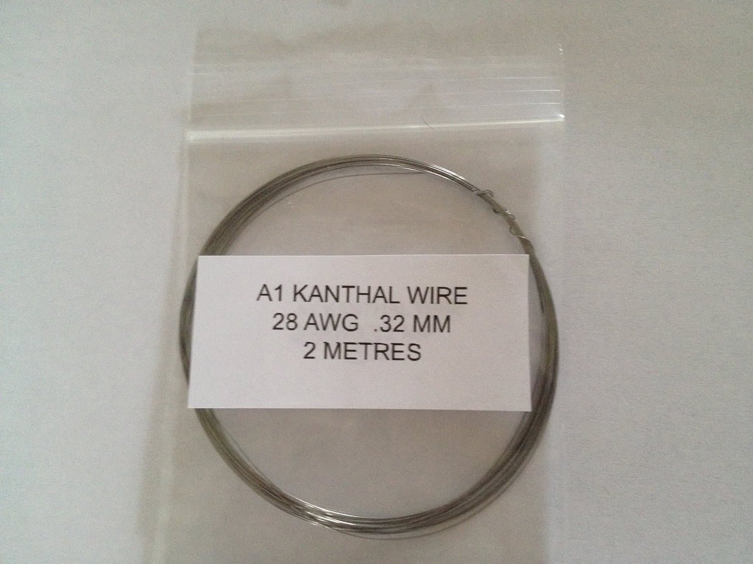 Kanthal A1 Resistance Wire 28 AWG 0.32MM 2 Metres RBA RBD coils vaping wire SOLD BY GelatincapsUK