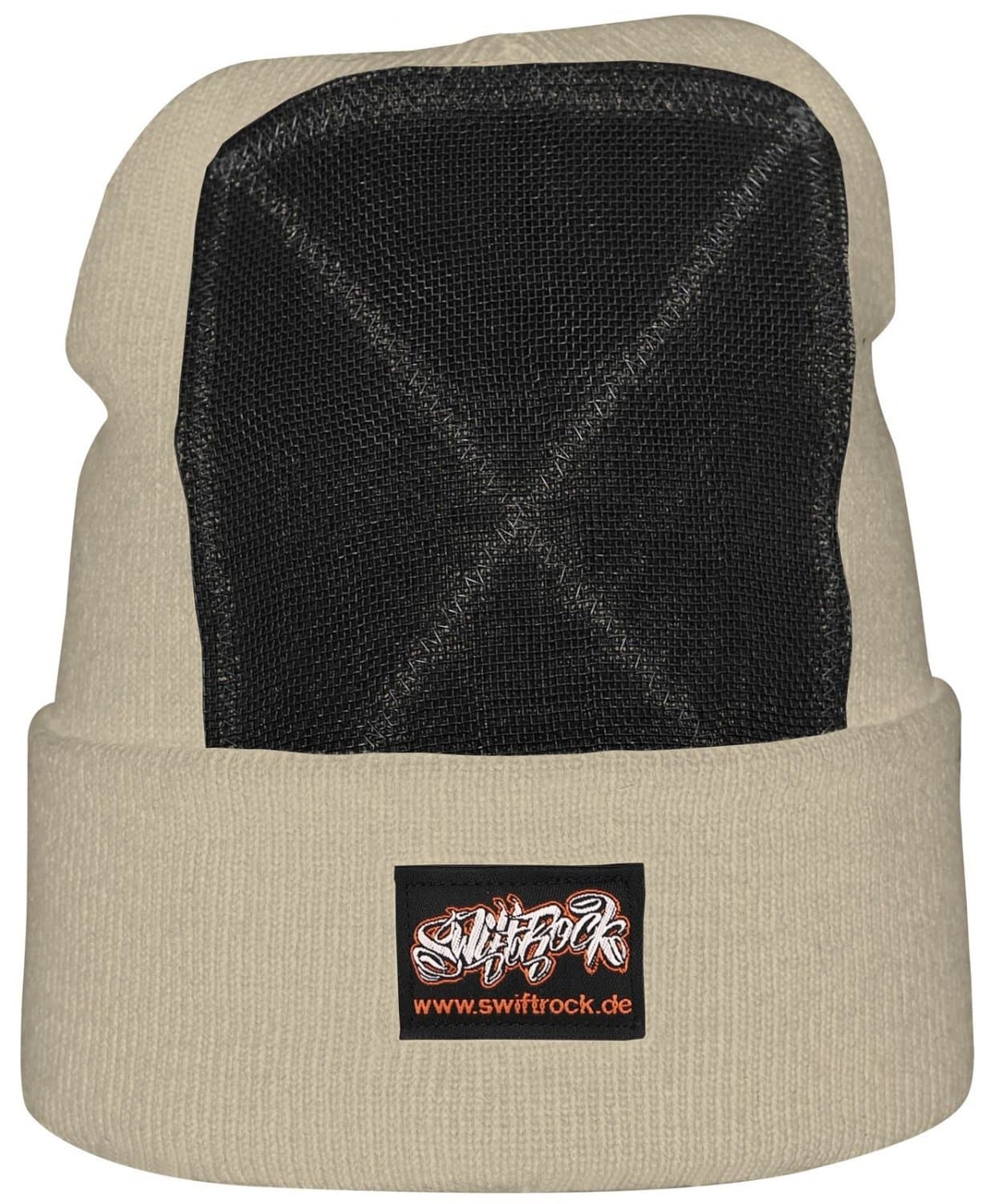 SR Rocking GearSwift Rock Classic Breakdance Headspin Beanie, beige, One size fits all