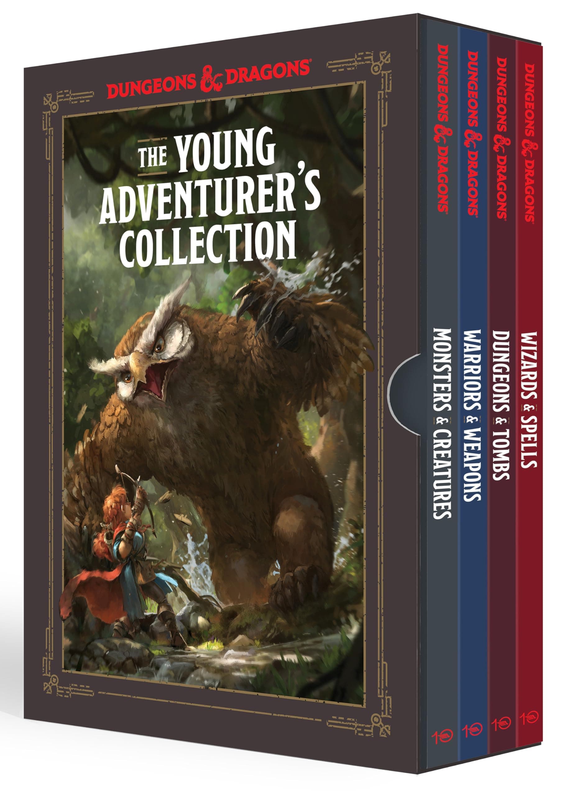 The Young Adventurer's Collection [dungeons & Dragons 4-Book Boxed Set]: Monsters & Creatures, Warriors & Weapons, Dungeons & Tombs, and Wizards & ... Dungeons and Tombs, Wizards and Spells