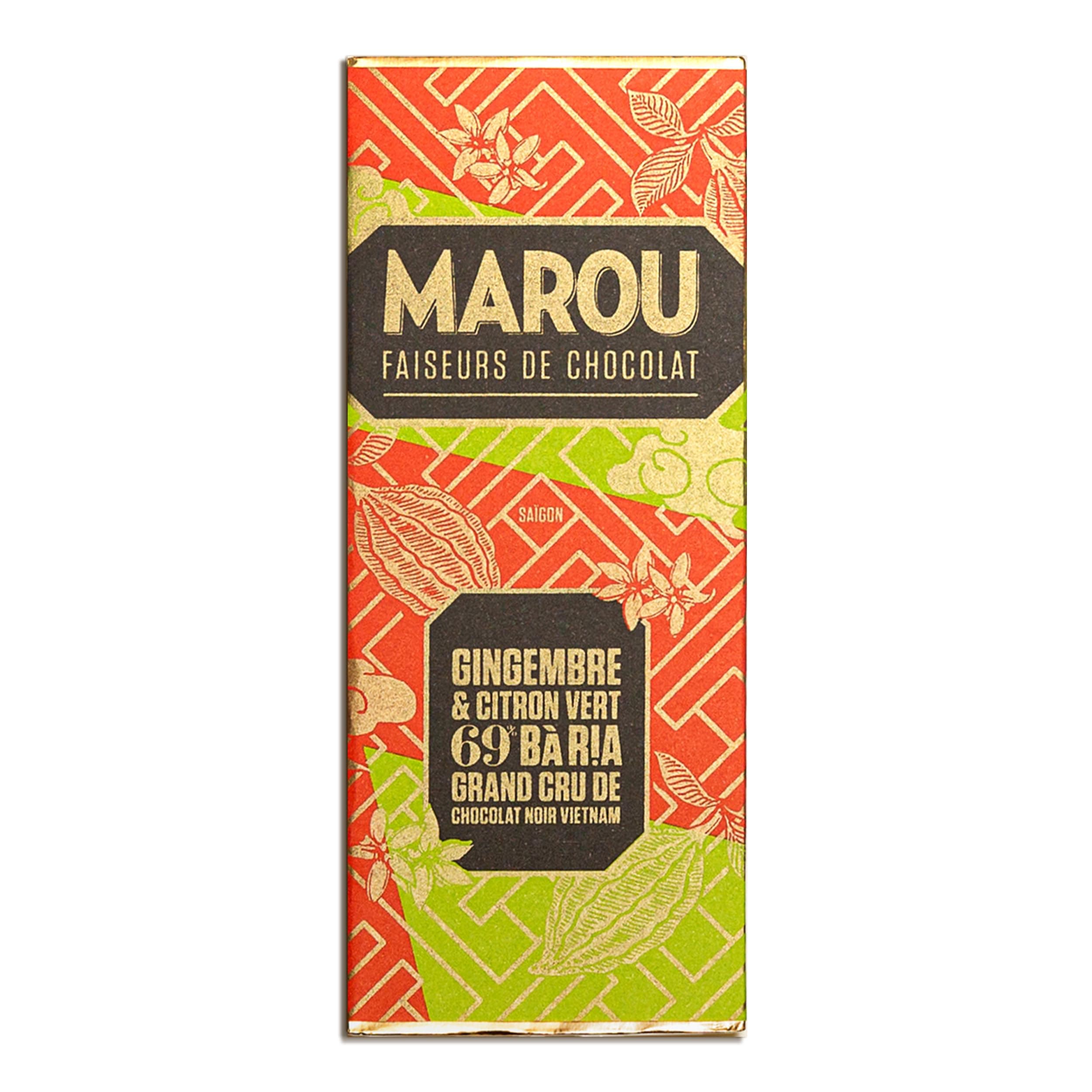 MAROU FAISEURS DE CHOCOLAT Dong Nai Pod To Bar 72Pct, 3.5 OZ