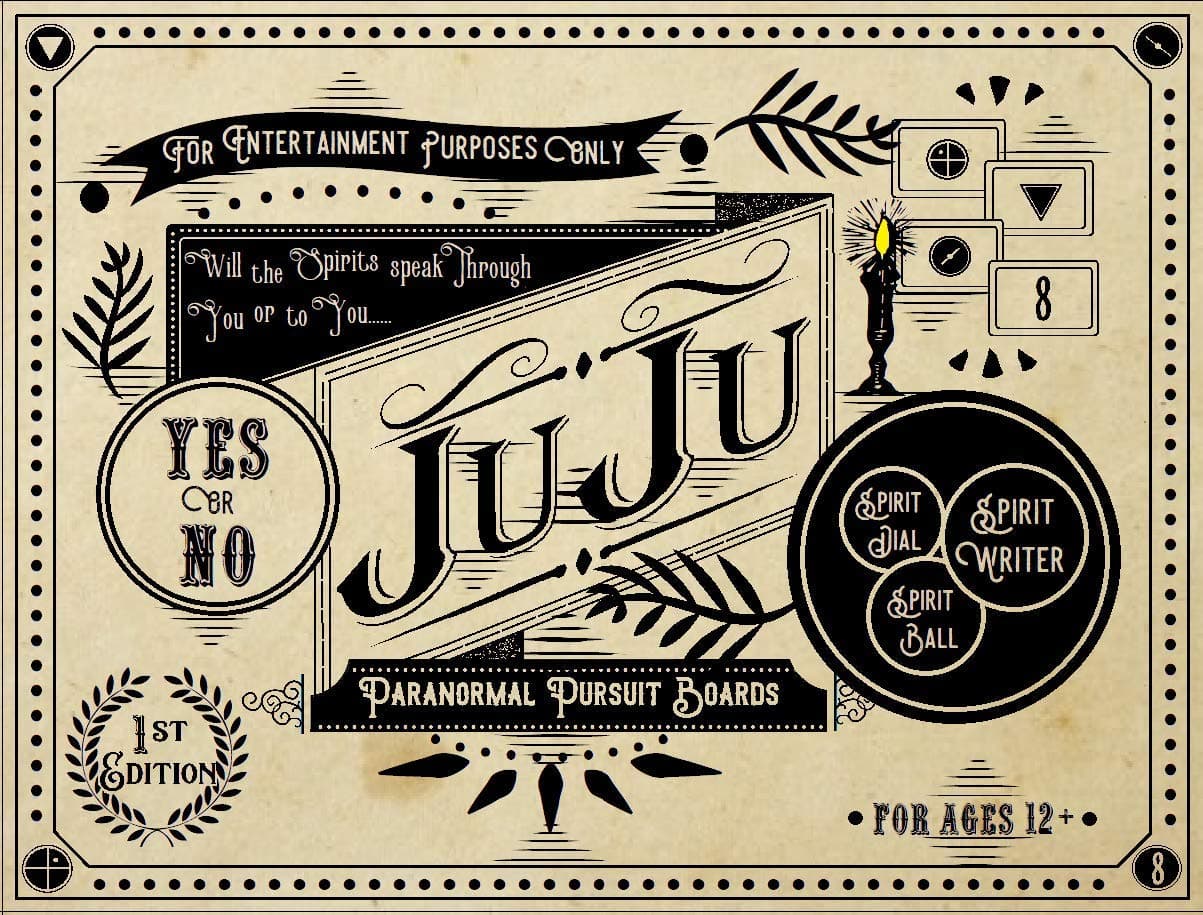 JuJu Paranormal Pursuit Bundle with Spirit Writer, Spirit Dial and Spirit Ball Game Boards