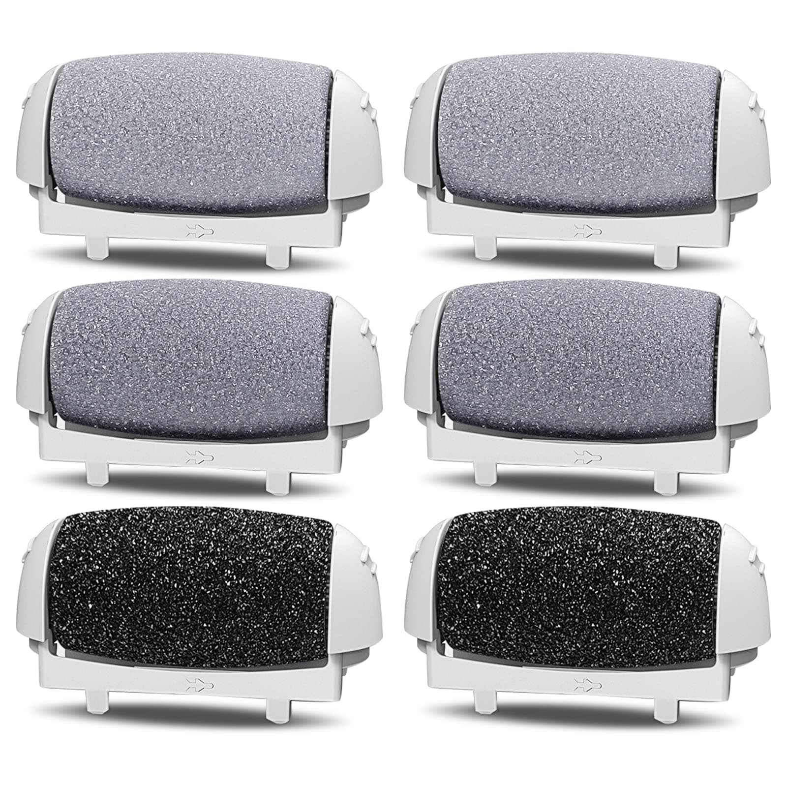 THE MOST THOUGHTFUL AND VALUABLE 6 PACK - 2 Extra Coarse for removing thicker cuticle more effectively and quickly, 2 Regular Coarse for Dead Skin; 2 Light Coarse for daily maintenance