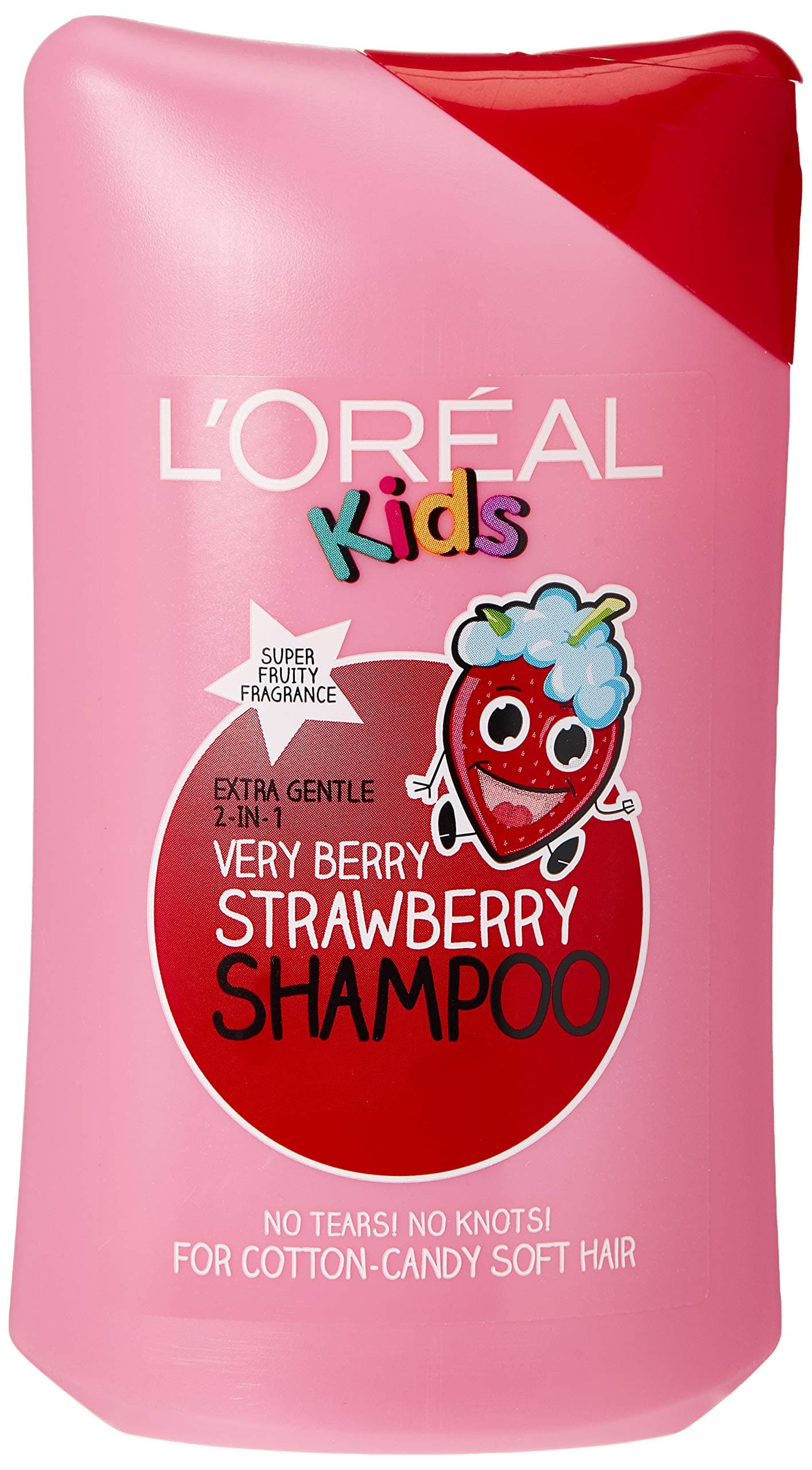 L’Oreal Paris Kids Extra Gentle 2in1 Shampoo - Very Berry Strawberry (250ml)