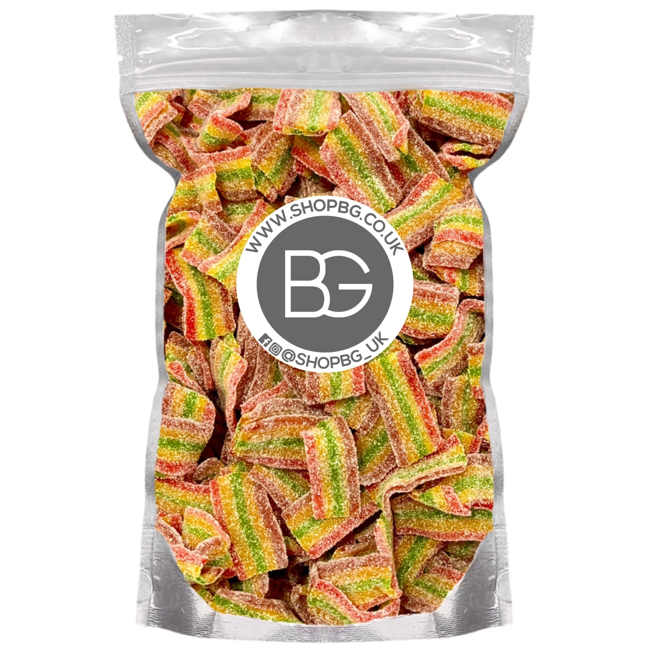 BG Pick & Mix Sweets Candy Pick n Mix Choose Your Sweetie Pouch 800g (- Fizzy Rainbow Bites)
