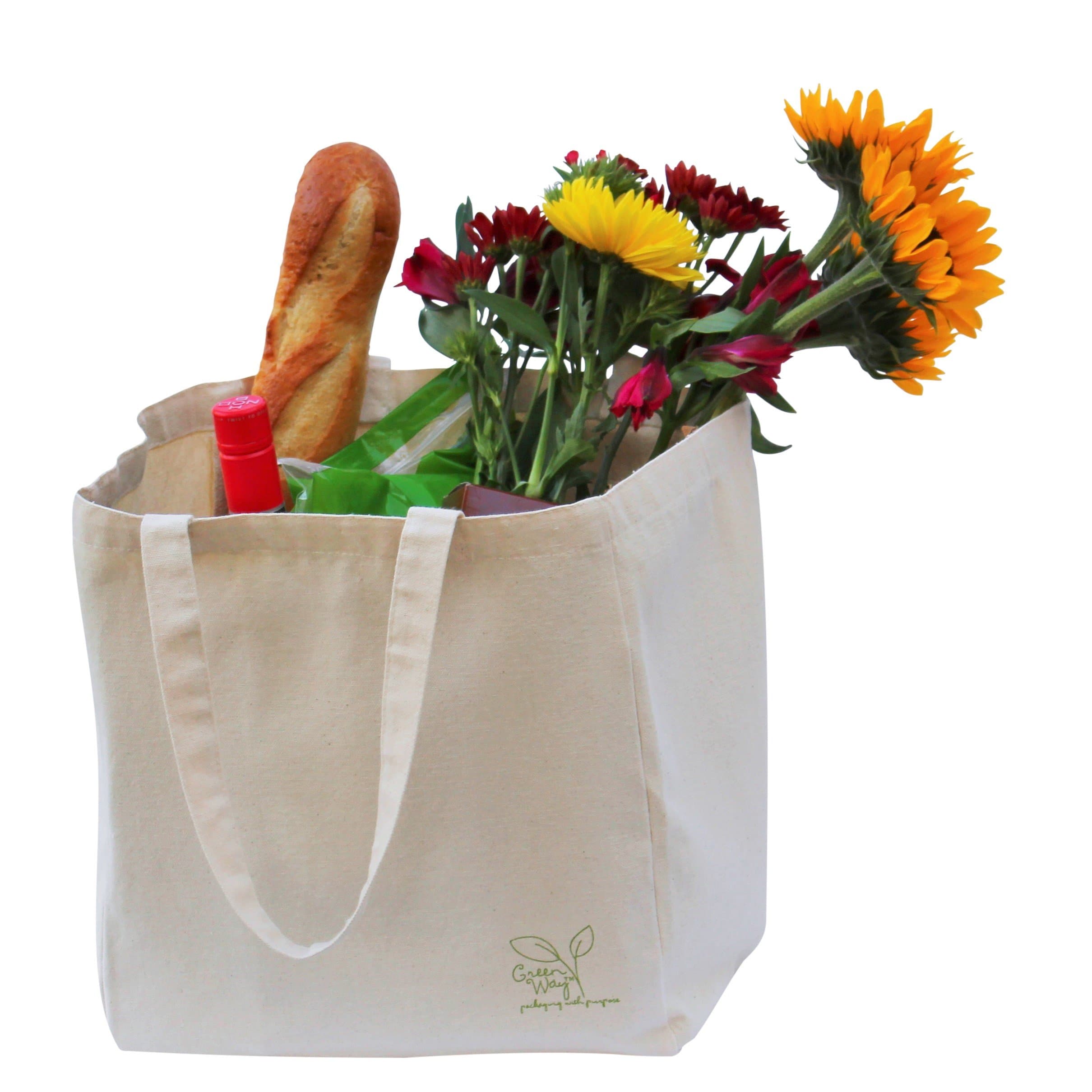 Eco-Friendly, Reusable, sustainable natural Canvas Tote