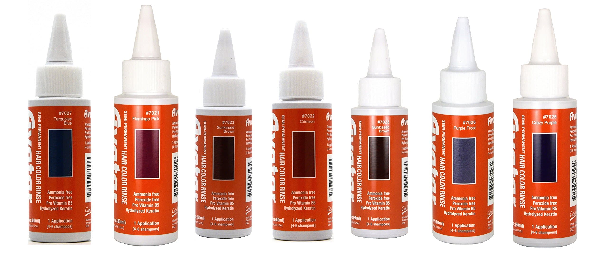 Avatar Funky Fruit Semi-permanent Hair Color Rinse 2.8 oz YOU PICK! (Pack of 6) (MESSAGE US PLEASE)