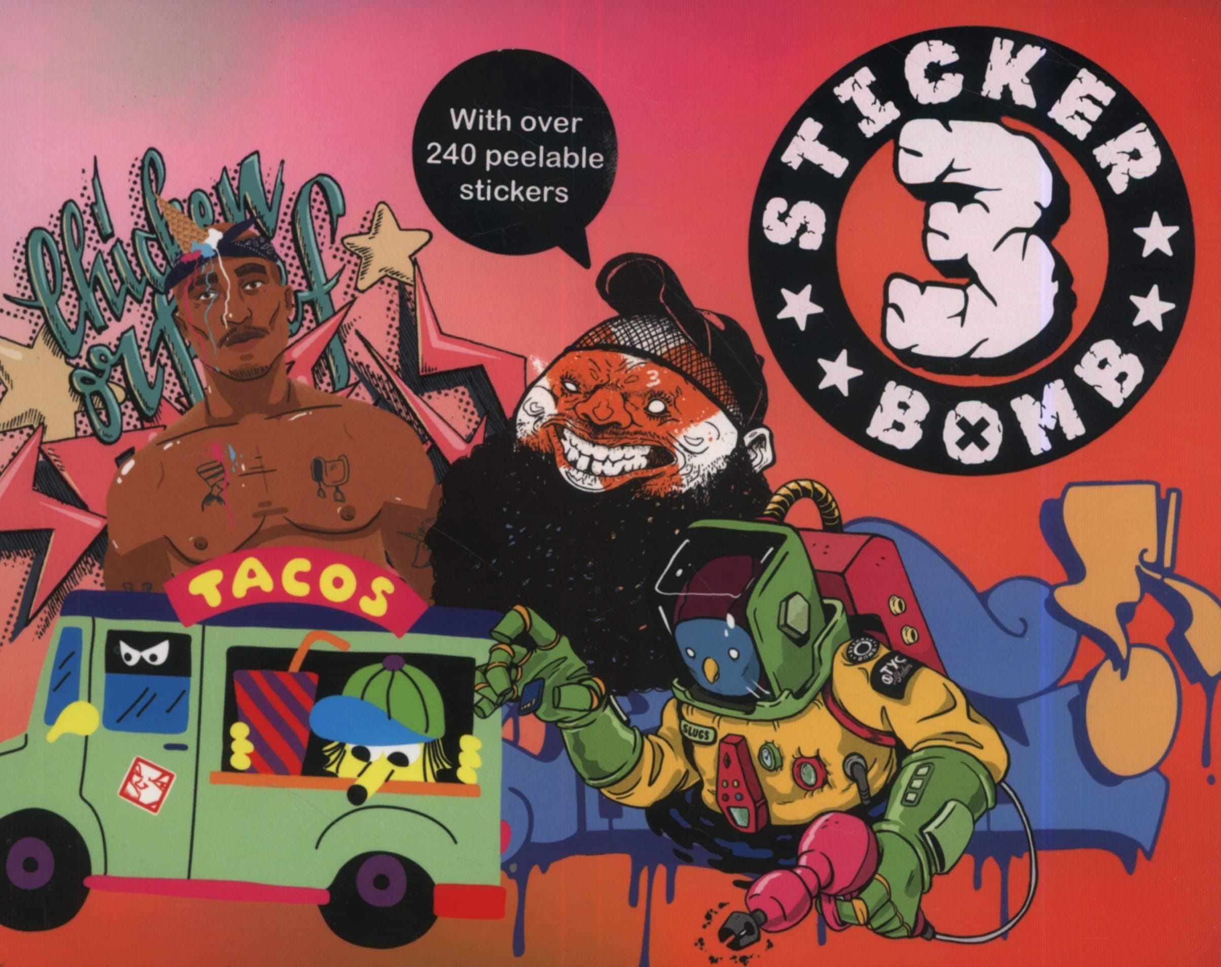 Stickerbomb 3 Paperback – Sticker Book, May 3, 2016