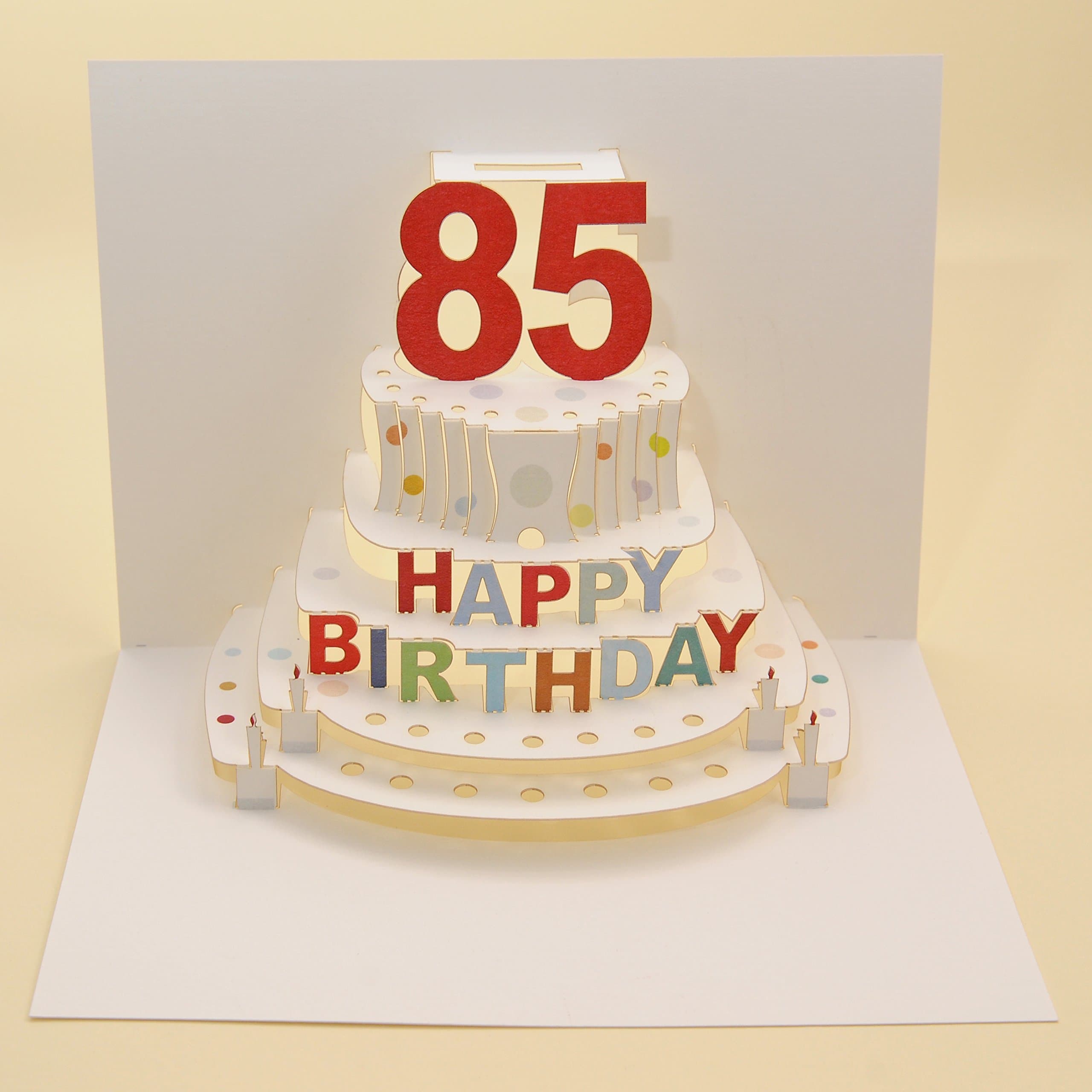 Forever Cards Pop Up Birthday Card 85th Birthday