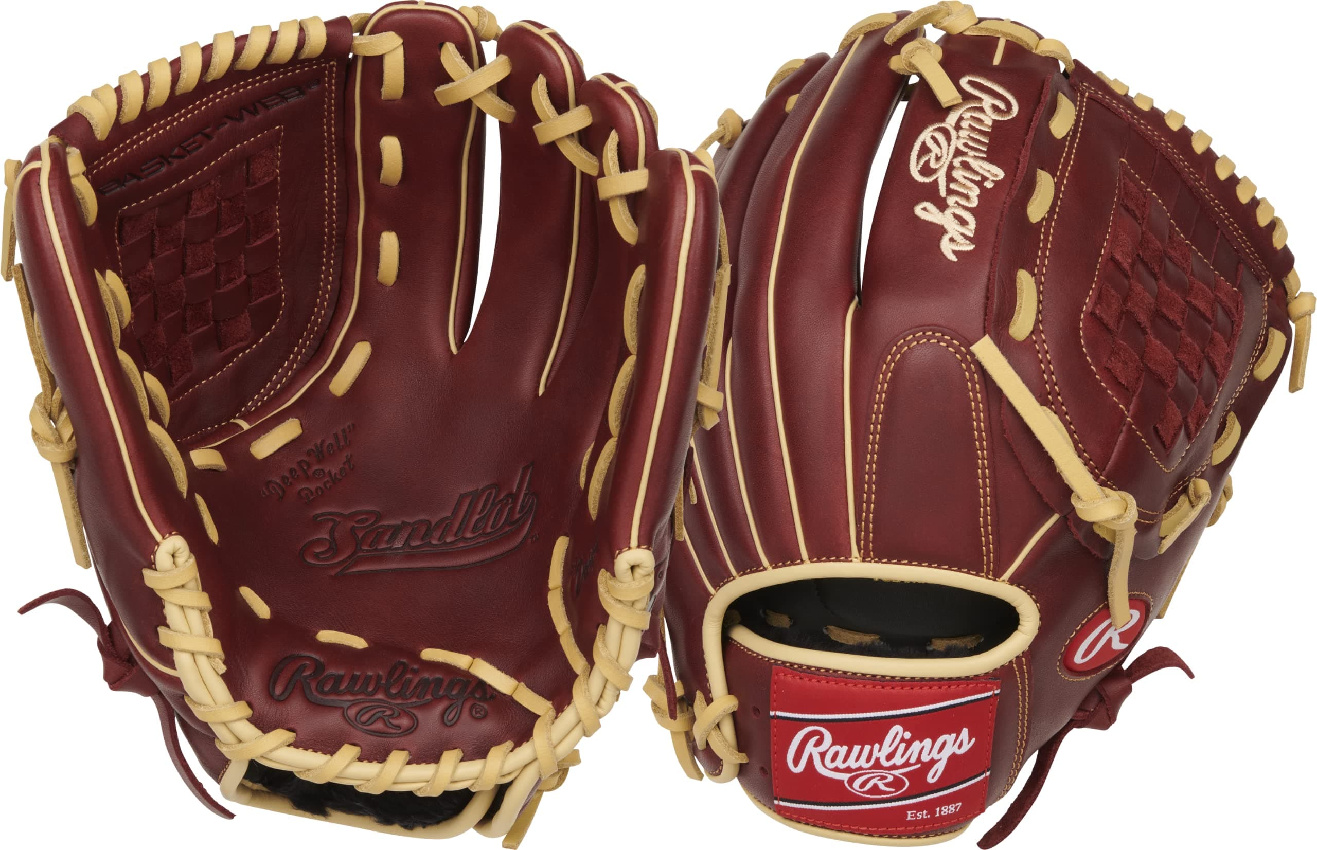 Rawlings SANDLOT Baseball Glove | Size 11.5" - 12.75" | Multiple Styles