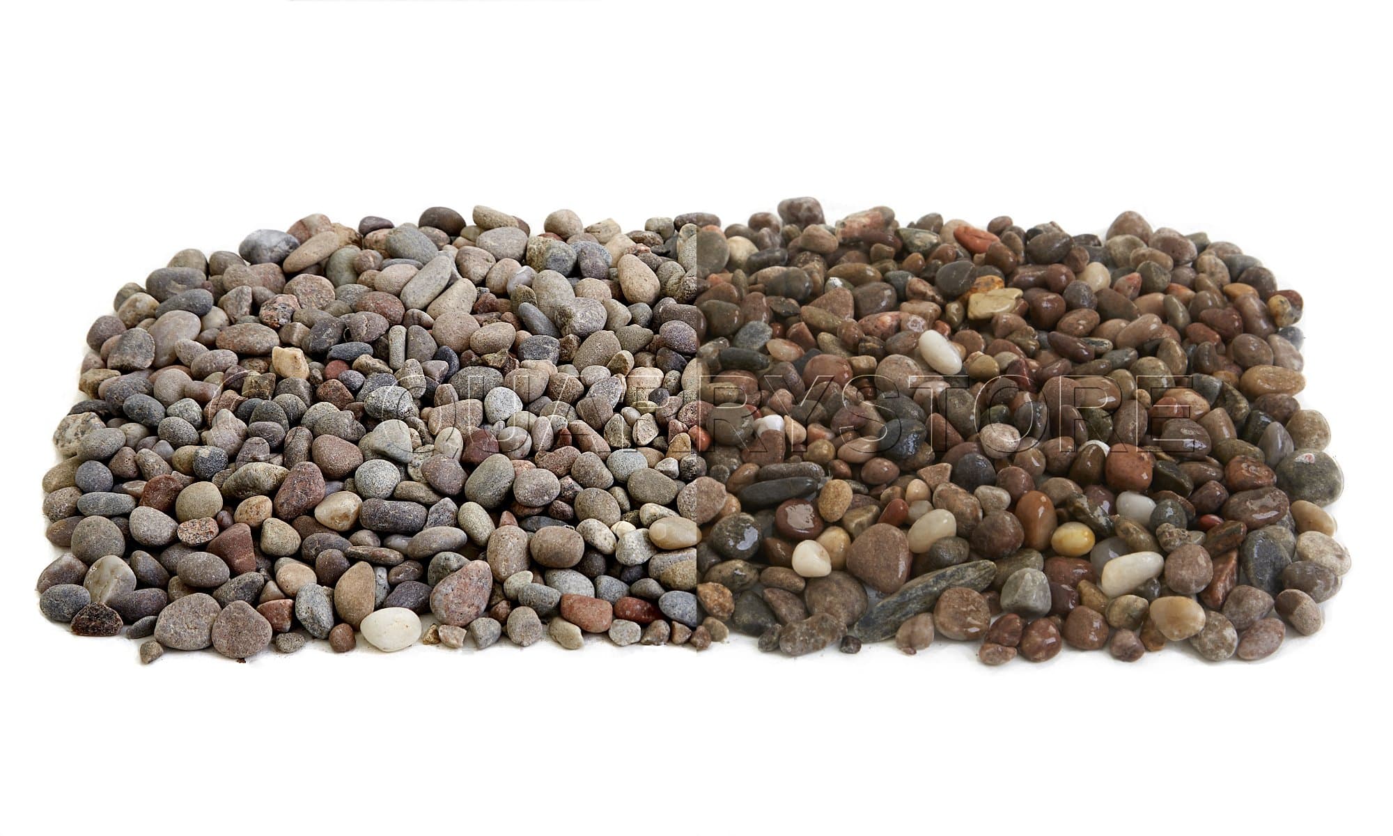 Quarrystore Assorted Scottish Beach Pebbles from 8mm to 14mm in Size - Ideal Outside Decorative Stones for Gardens and Craft Projects - 5kg Bag