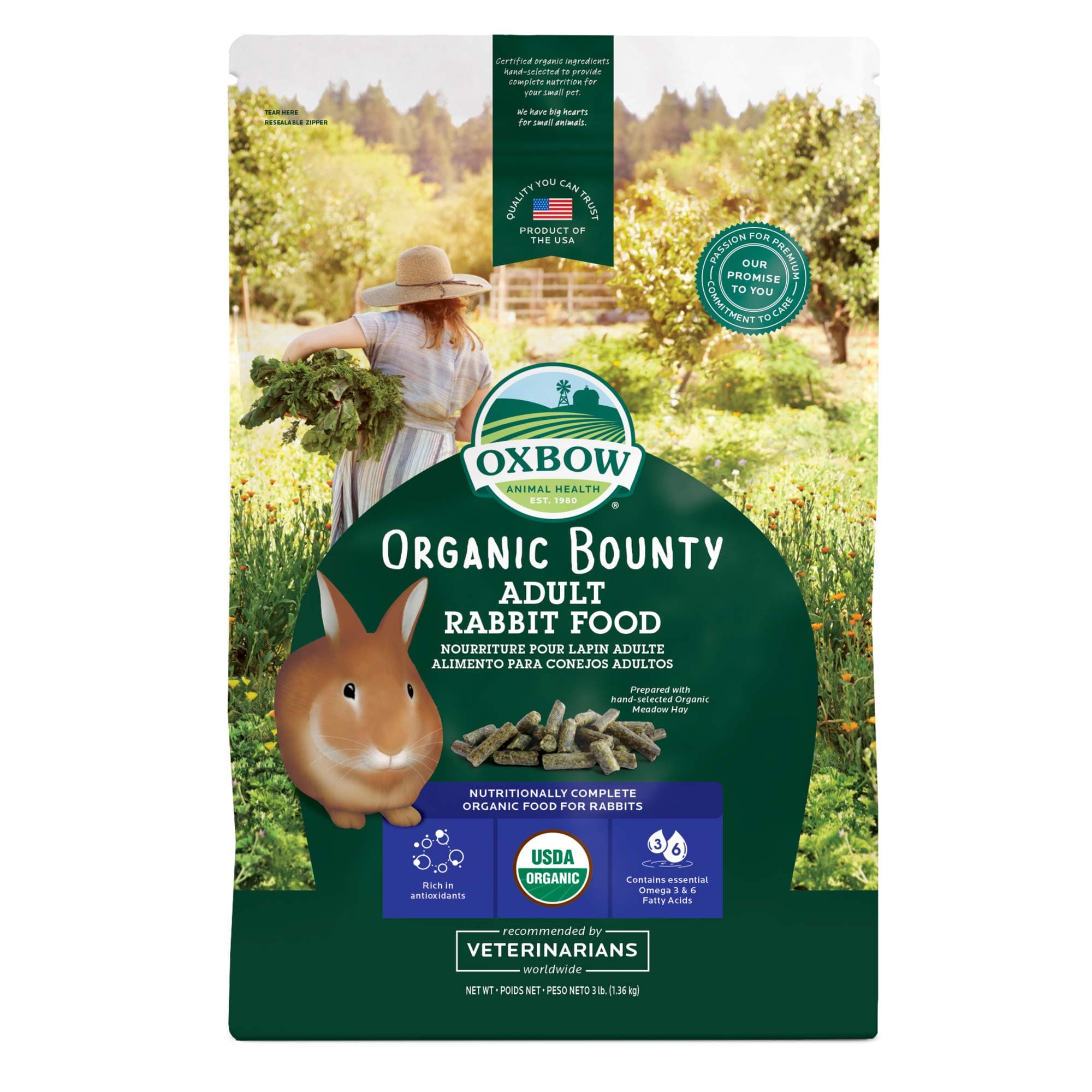 Bene Terra Organic Rabbit Food, 3 lb