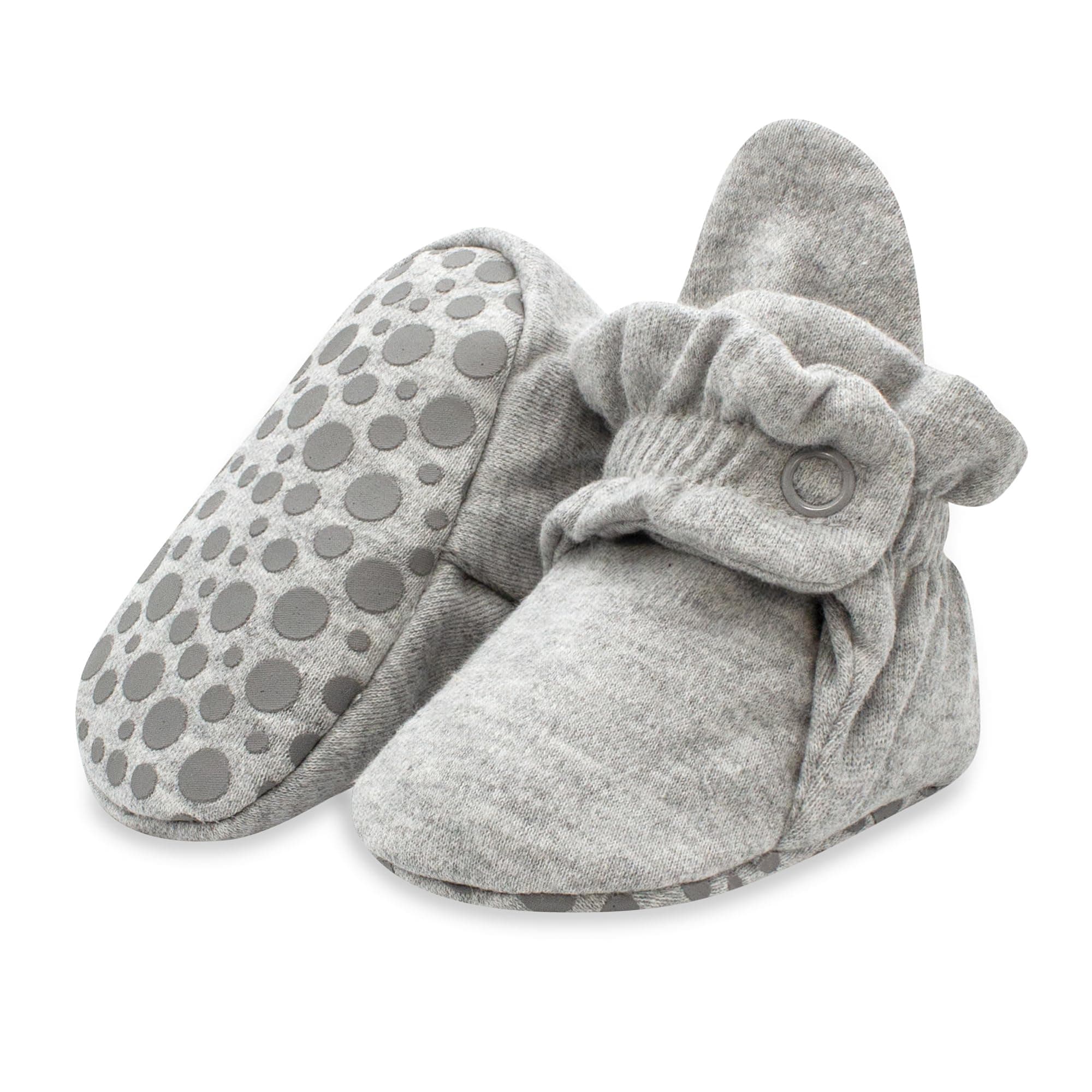 Zutano Unisex Organic Cotton Baby Booties With Gripper Soles