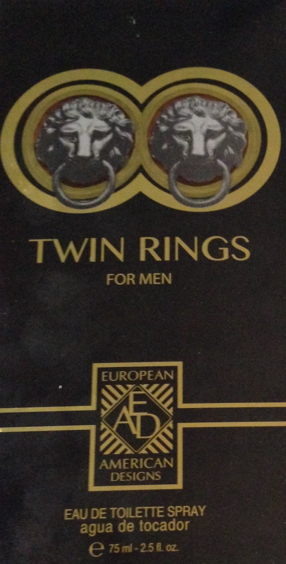 Twin Rings Cologne for Men 75ml (2.5 fl. oz)