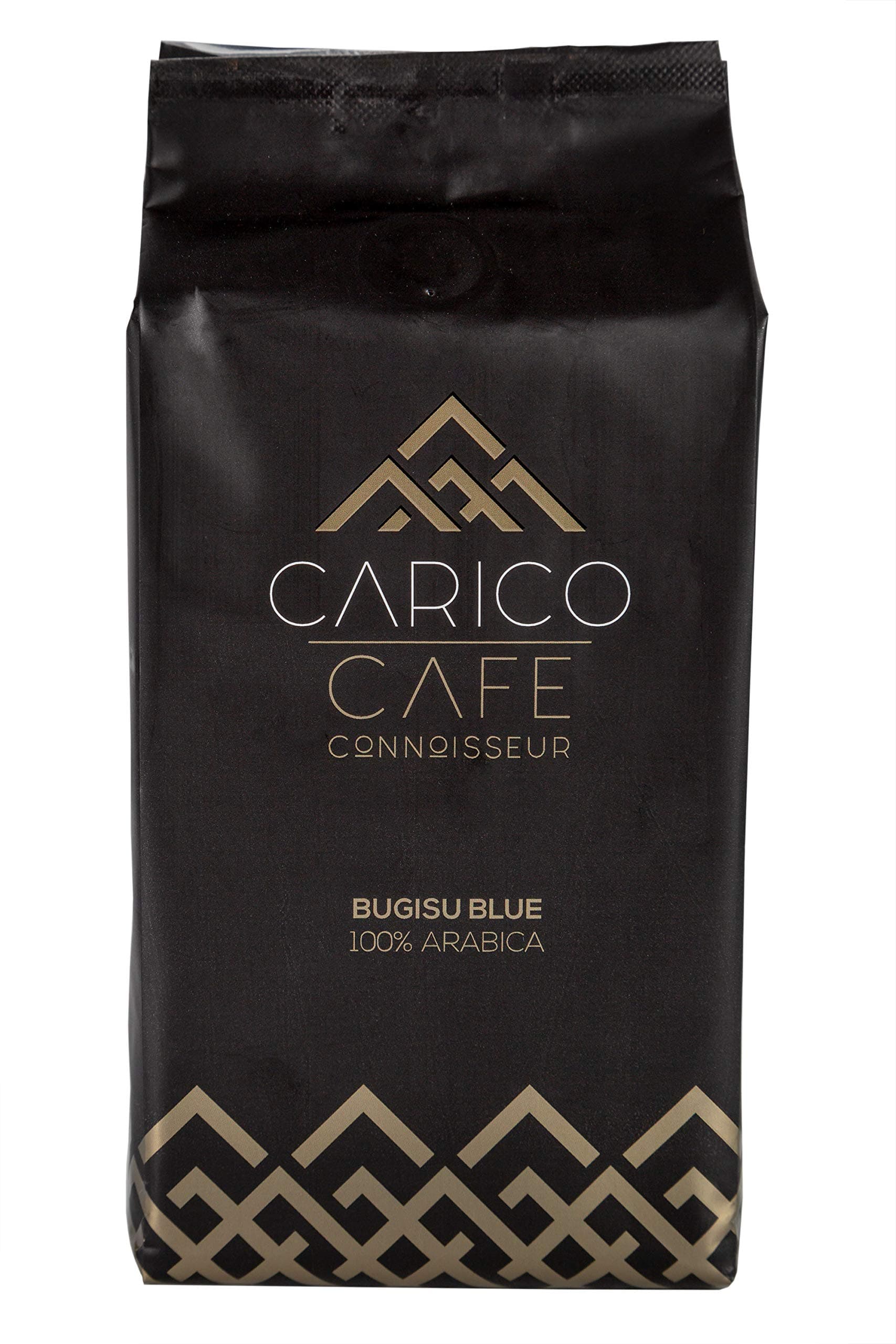 Carico Cafe Connoisseurs Premium Whole Bean Coffee, Medium Roast Bugisu Blue, 1.1 Pounds (Pack of 2)