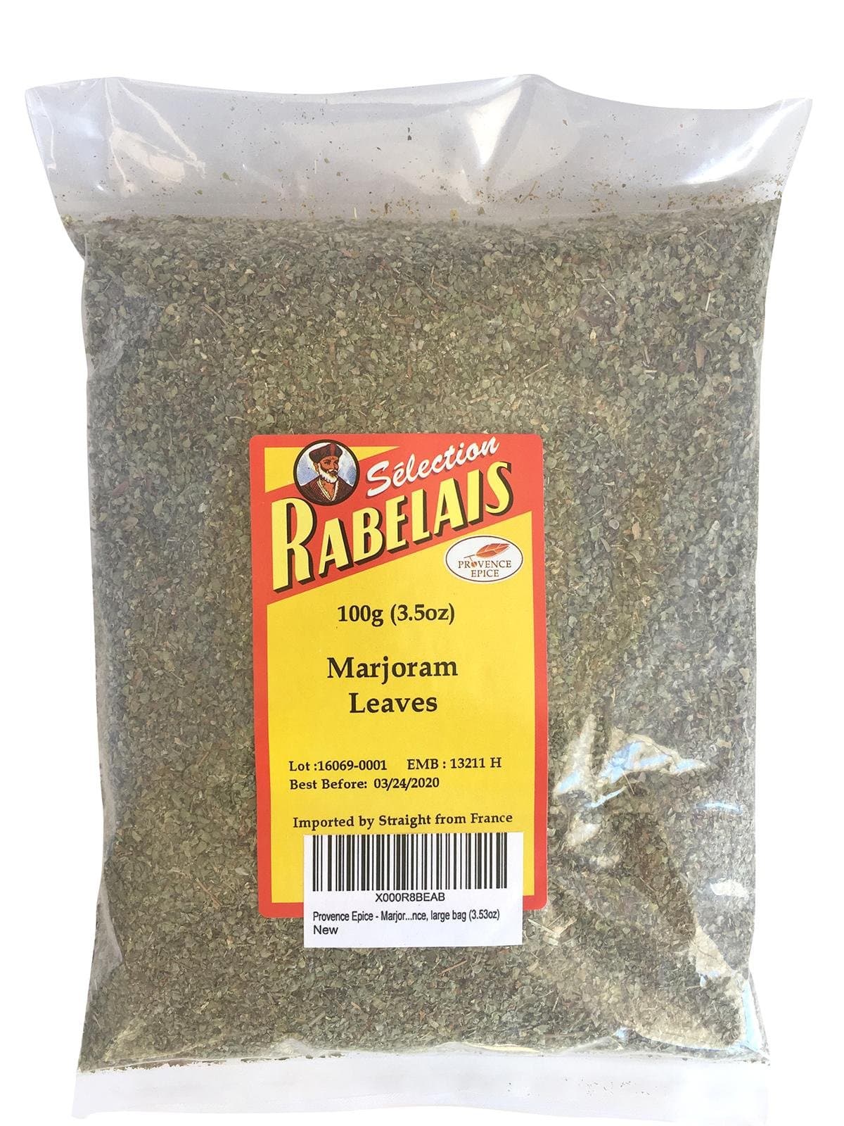 Provence Epice - Marjoram from France, large bag 100g (3.53oz)