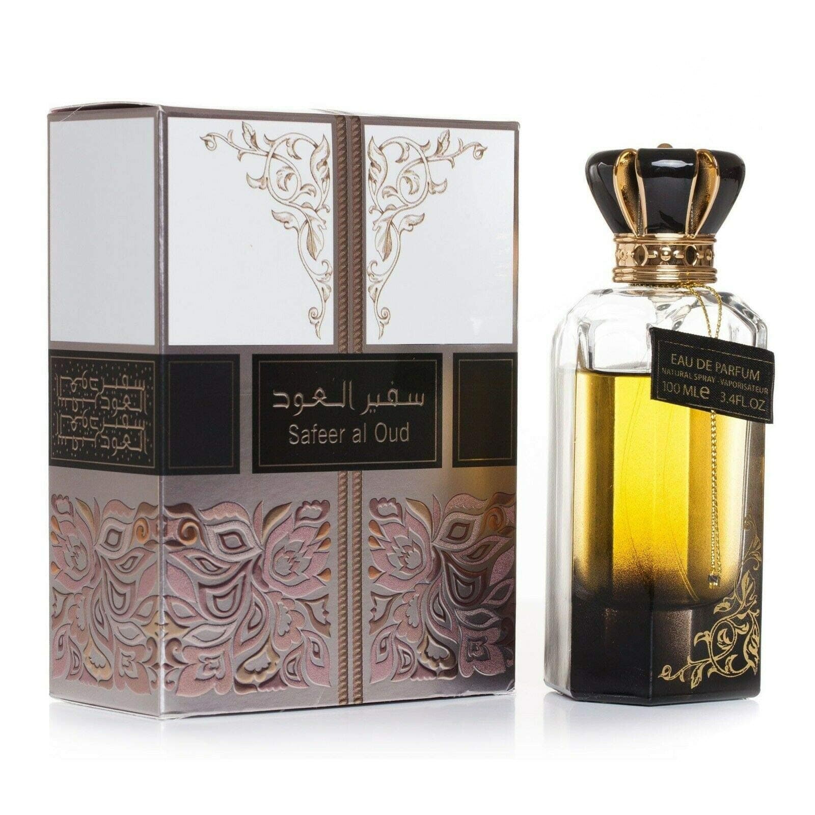 SAFEER AL OUD by Ard Al Zaafran ORIENTAL OUD ROSY SAFFRON EDP PERFUME SPRAY 100ml