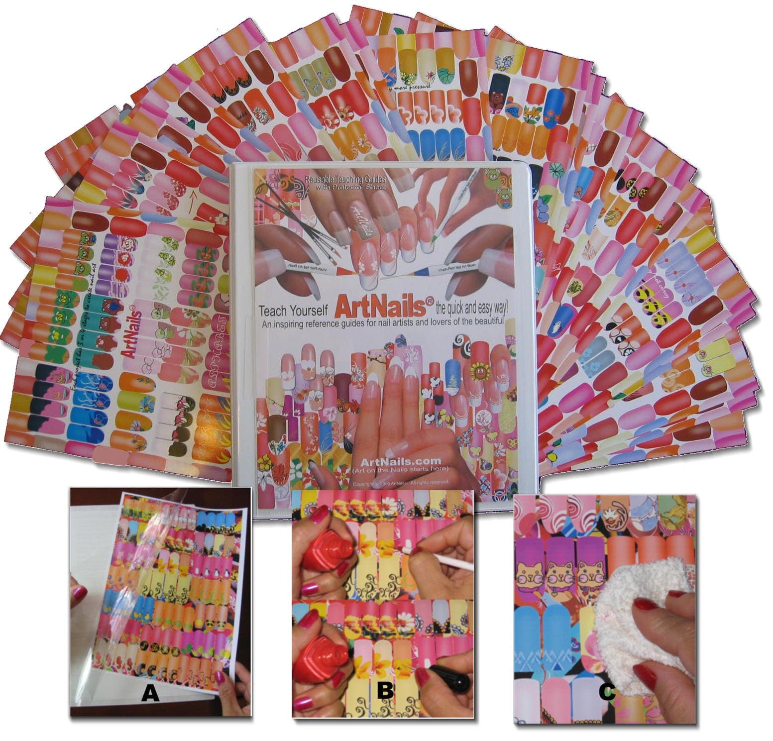 Art Nails Nail Art Library Teach Yourself Guide by Art Nails Unknown Binding