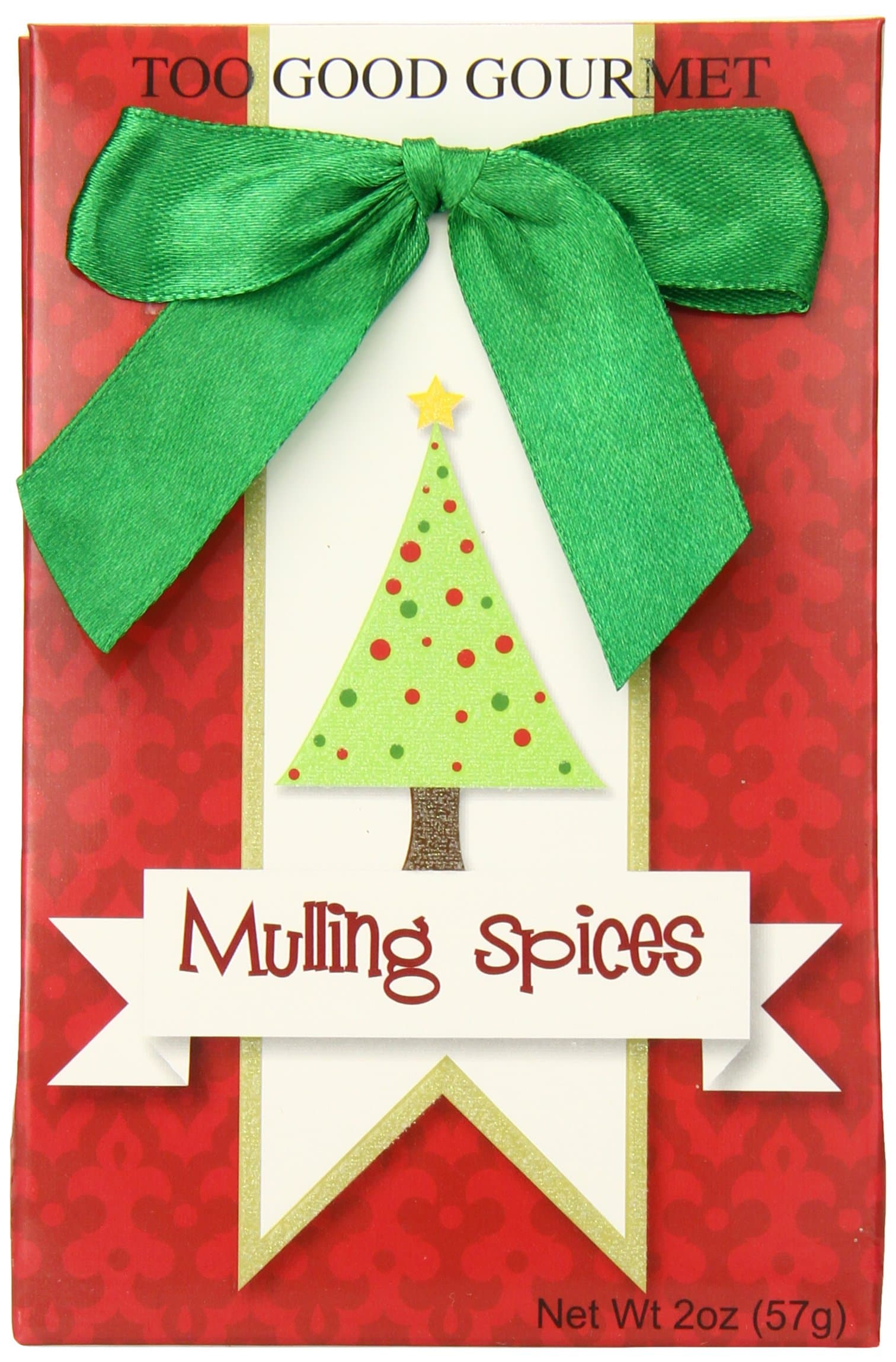Too Good Gourmet Mulling Spices, Red Tree Gift Pack, 2 Ounce (Pack of 24)