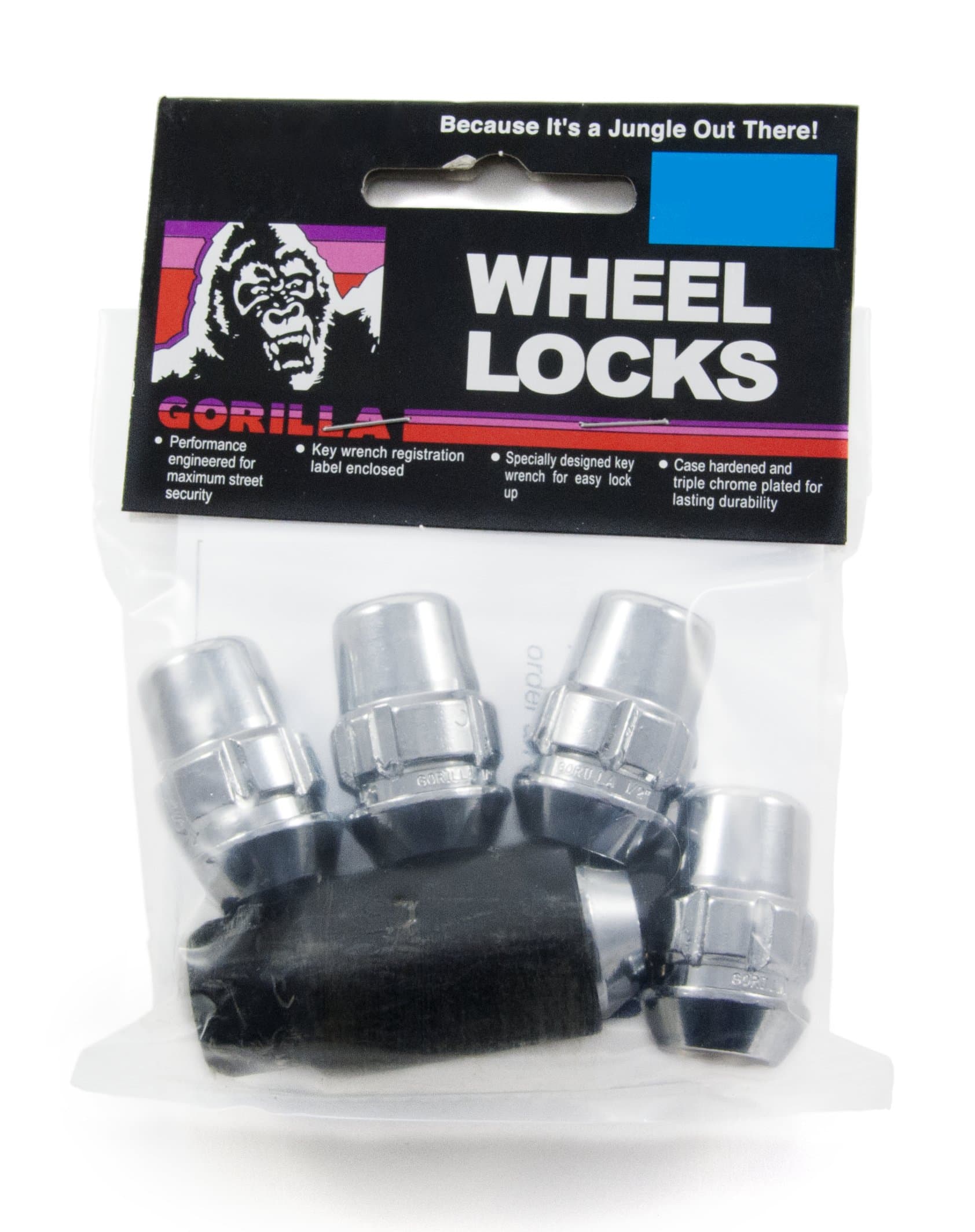 GORILLAAutomotive 71631NB5 Acorn Wheel Locks (12mm x 1.50 Thread Size) - Pack of 5
