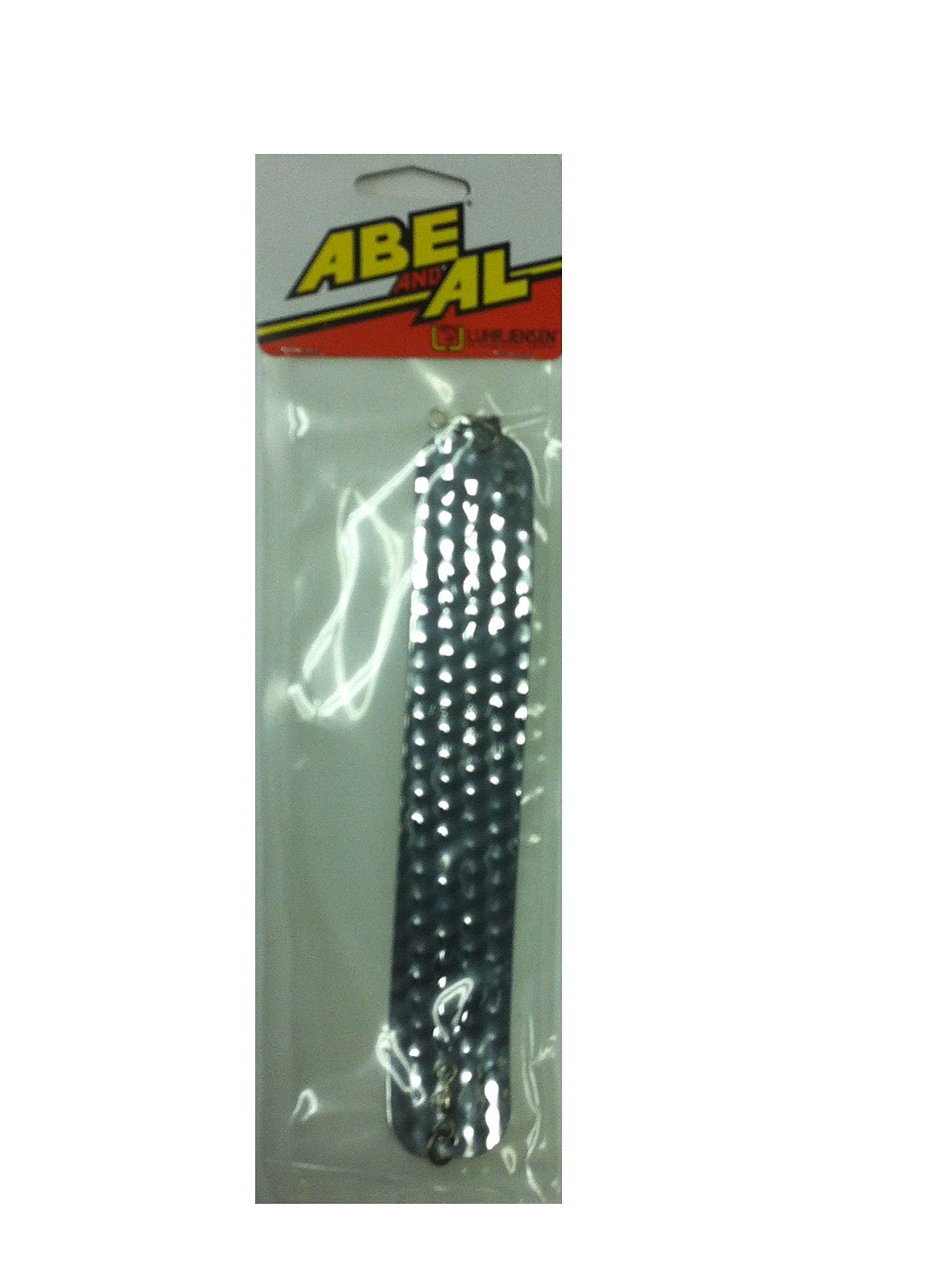 Luhr Jensen Abe N Al Hammered Chrome 8" Flasher