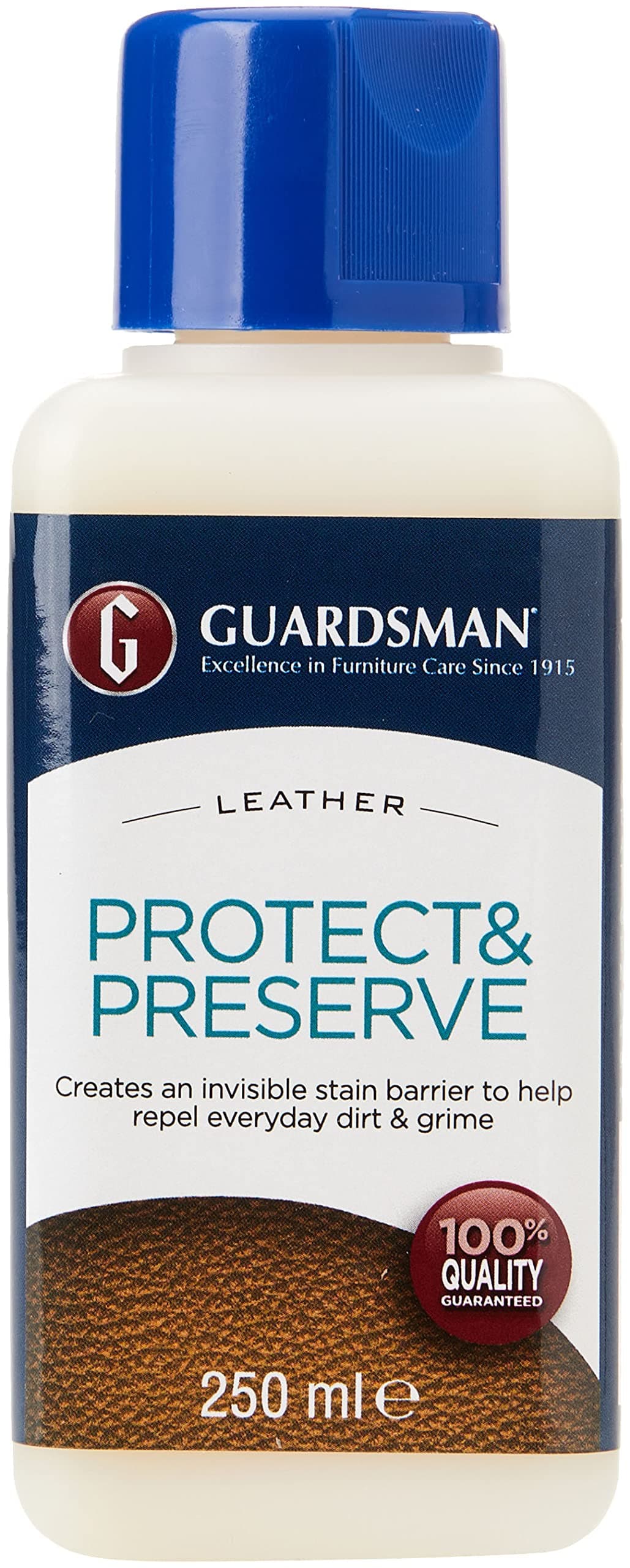 GuardsmanWater Based Leather Protect & Preserve Spray, 250ml | Long Term Protection Repels Dirt and Grime, Suitable for Protecting Leather Furniture, Leather Apparel, Auto Interiors & Handbag