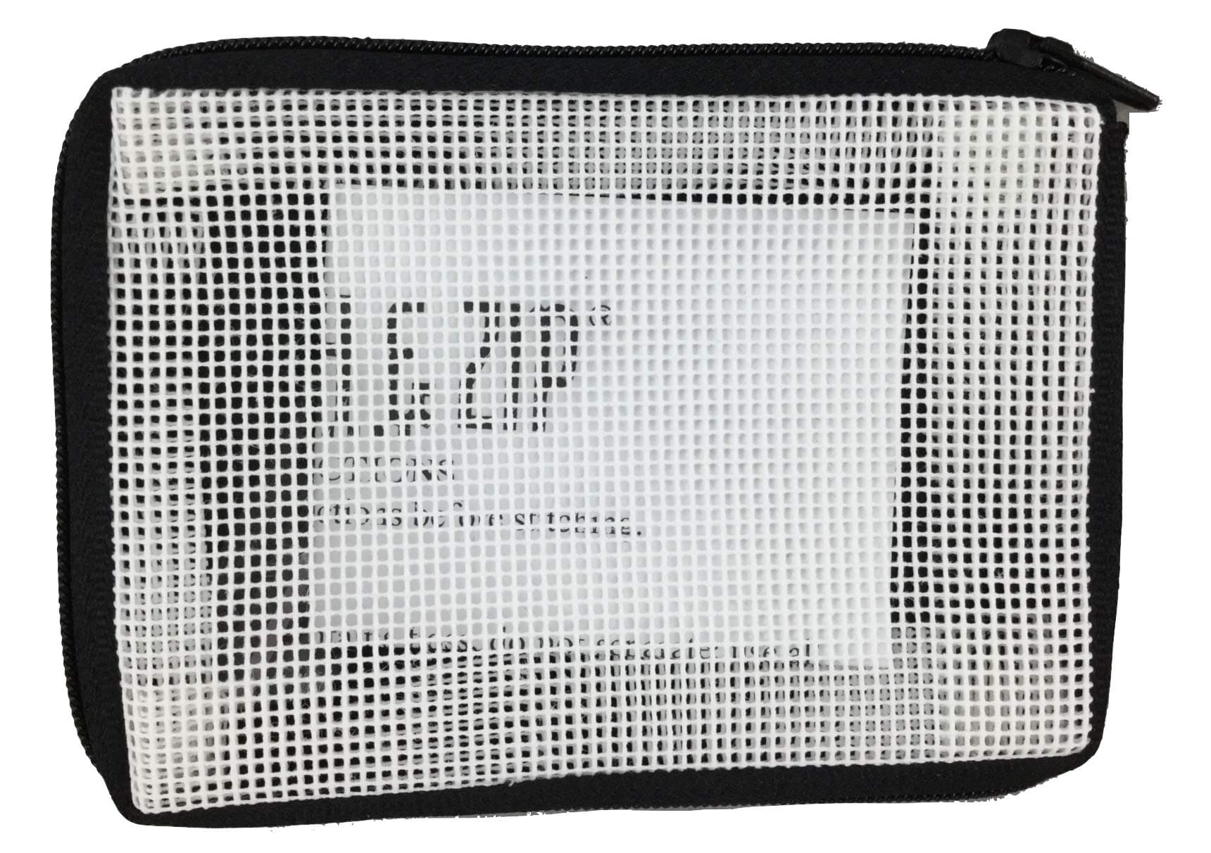 Alice Peterson Stitch & Zip Needlepoint Coin/Credit Card Case Kit - SZ100 Blank Black Backing