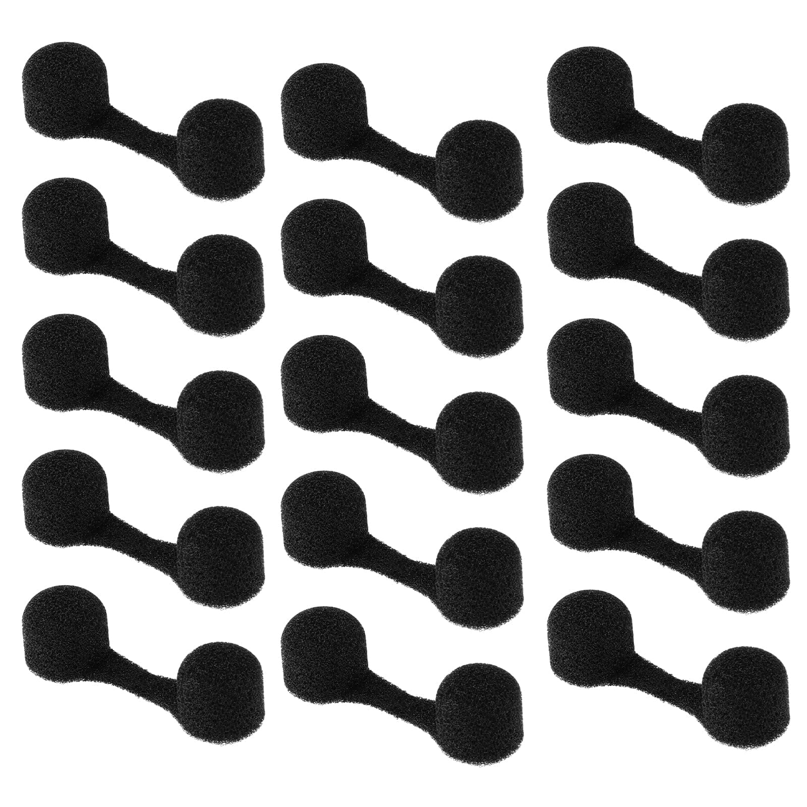 50Pcs Nose Plug Filter, Disposable Nose Dust Filters, Bulk Softness Sponge Nostril Filters, Nose Plug for Allergies and Dust, for Women Men Sunless Spray Tanning Outdoor Dust Construction Areas(Black)
