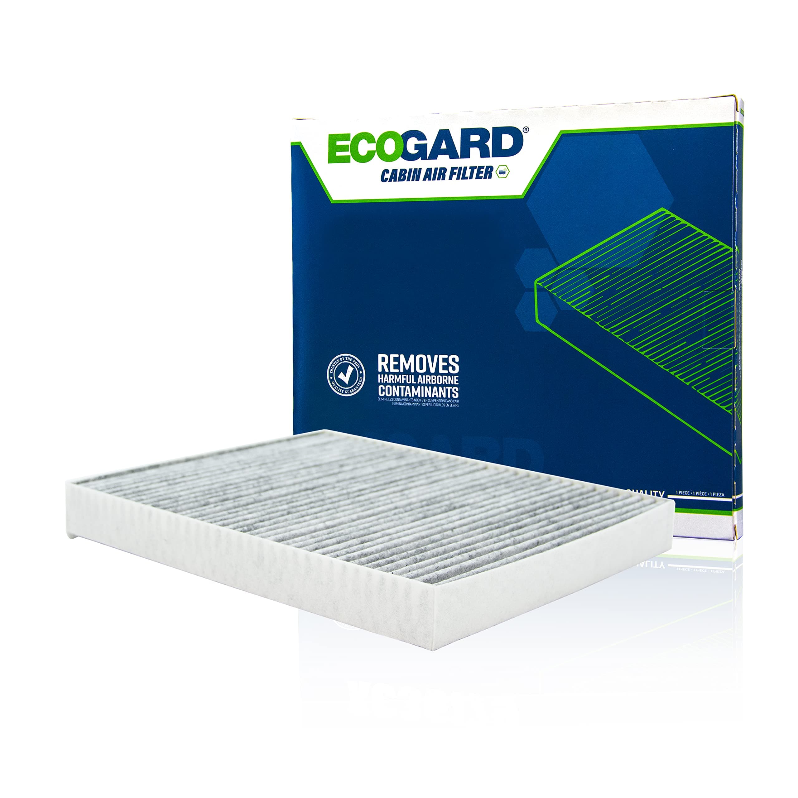 ECOGARD XC35762C Premium Cabin Air Filter with Activated Carbon Odor Eliminator Fits Porsche Cayenne 2003-2018, Cayenne DIESEL 2013-2016 | Audi Q7 2007-2015