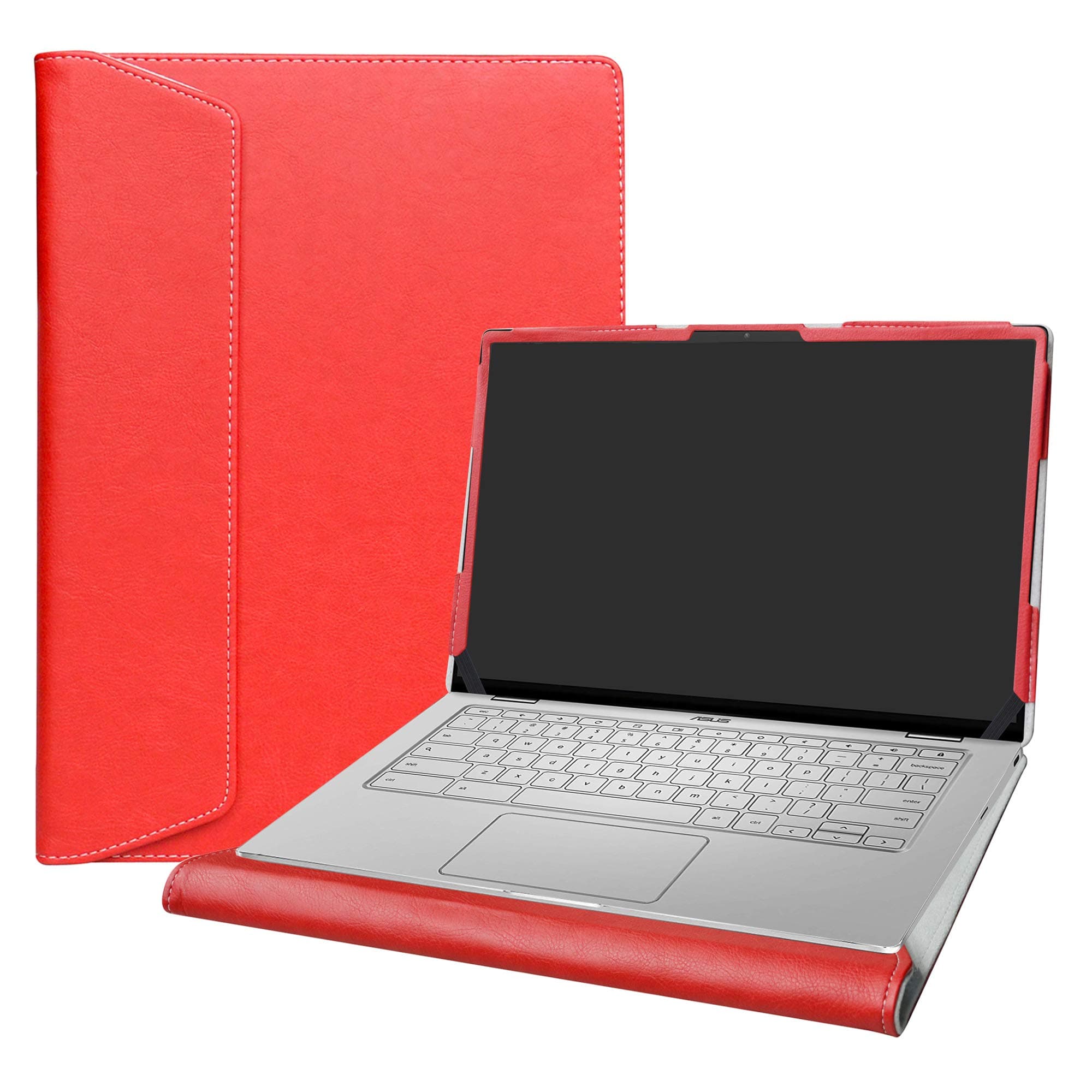 AlapmkProtective Case for 14" ASUS Chromebook Flip C434 C434TA/ASUS Chromebook C403NA/ASUS ExpertBook B9 B9450 & HP EliteBook x360 1040 G8 Laptop(Not fit ASUS Chromebook C423NA),Red