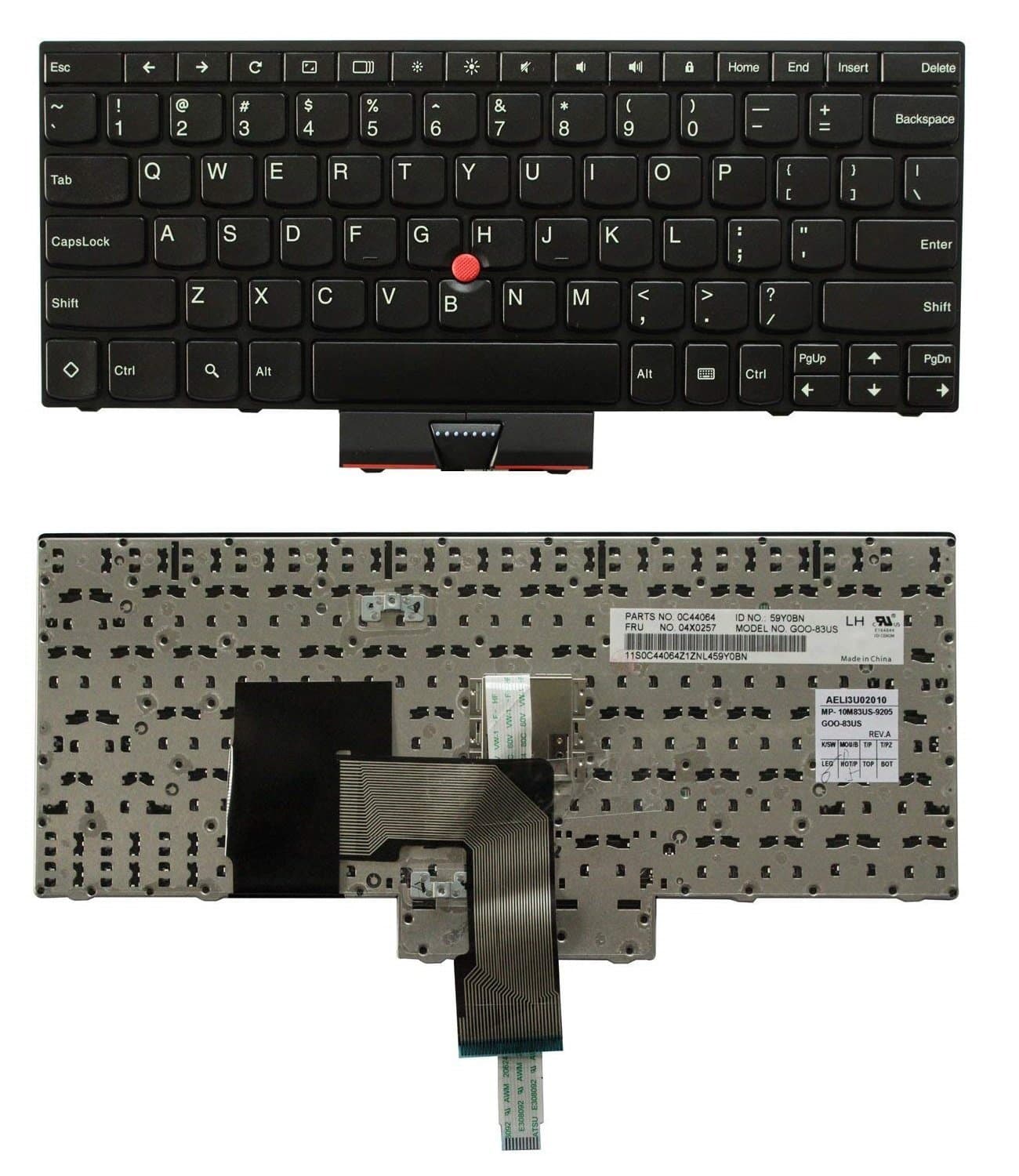 aGooDo US Layout Replacement Keyboard for Thinkpad X121E X130E X131E X140E
