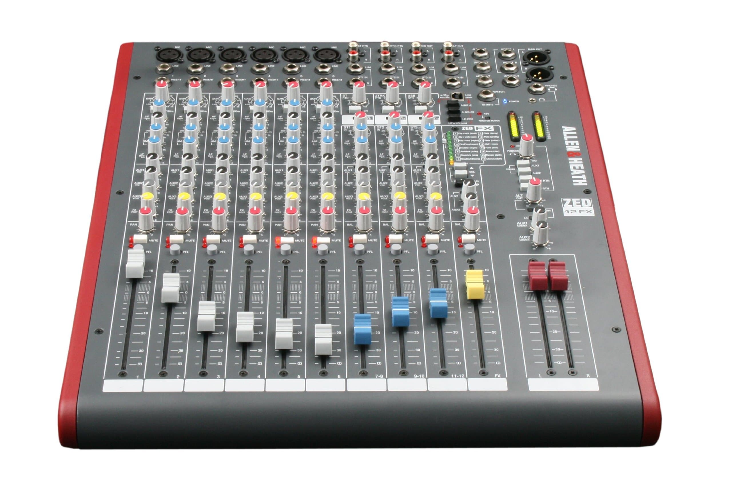 Allen & Heath ZED-12FX 6 Mic/Line 3 Stereo Mixer w/USB & FX